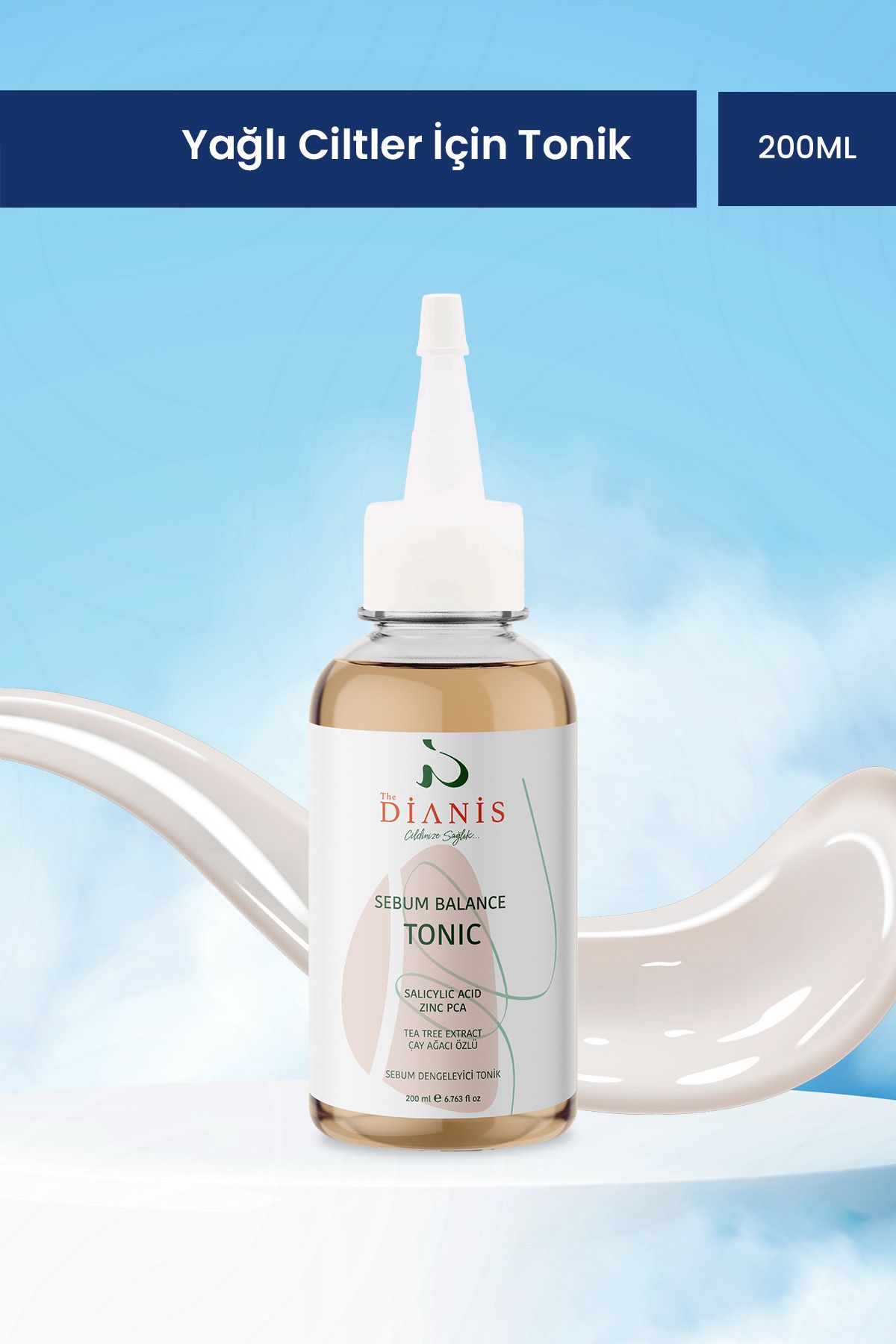 تونر تونیک نقطه محکم کردن ویژگی تعادل سبوم SEBUM TONIC 200 میل The Dianis