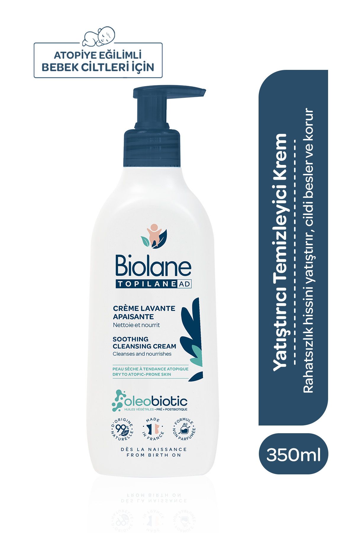 Biolane Yatıştırıcı ve Temizleyici Krem