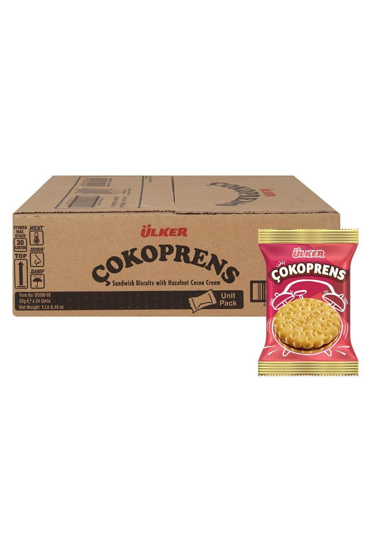 Ülker Çokoprens Bisküvi 30 g x 24 Adet