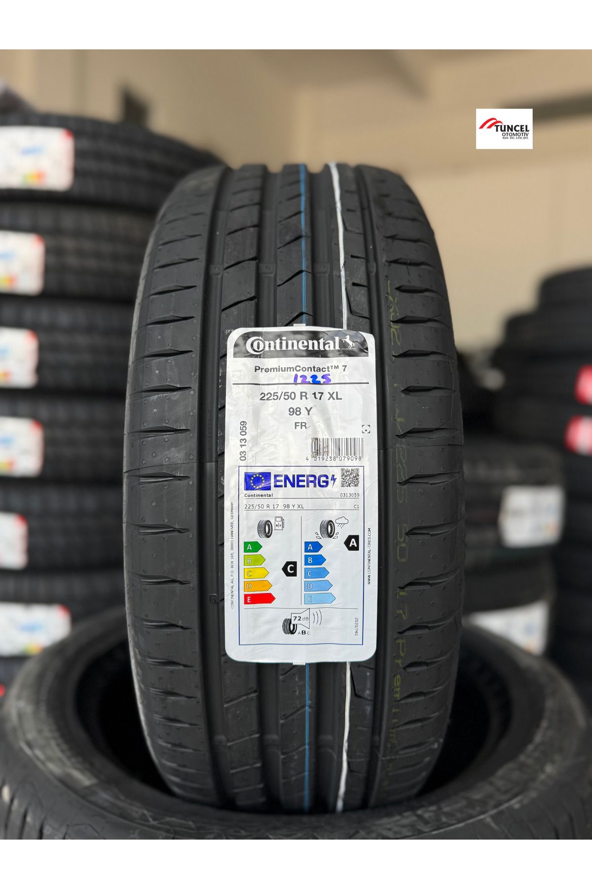 Continental CONTİNENTAL 225/50R17 XL 98Y FR PREMİUMCONTACT7 YAZ LASTİĞİ