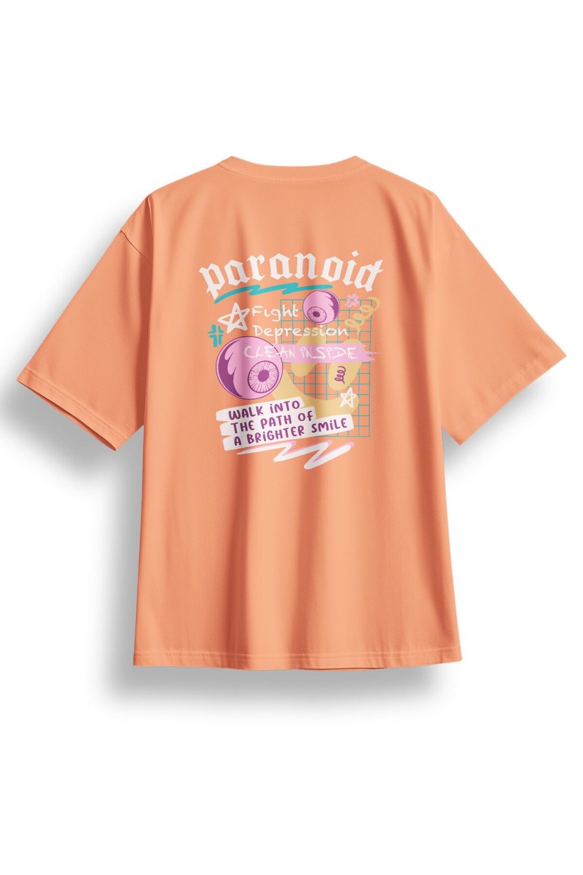LUMARTA Oversize Paranoid Baskılı Tshirt