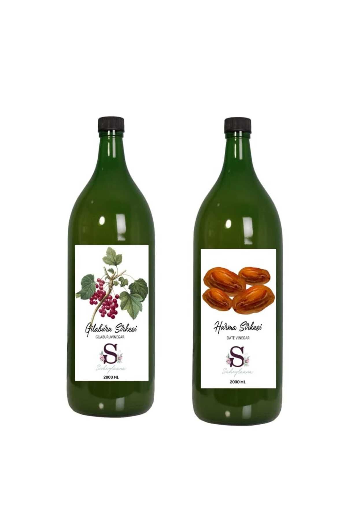 Süheylaana Doğal Gilaburu Sirkesi 2000 Ml - Doğal Hurma Sirkesi 2000 Ml