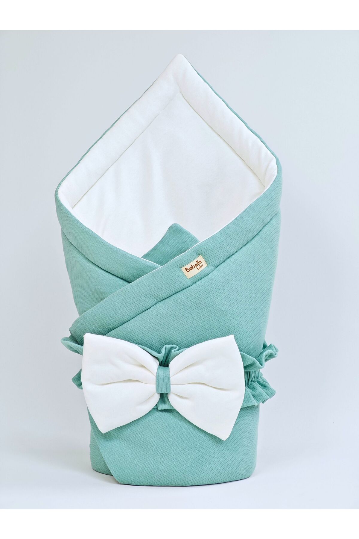 Bebella Bebek Battaniyesi %100 Pamuklu Bebek Kundak Battaniyesi Kız Erkek Dış Kundak Hastane Çıkışı fotoğrafı 4 (önizleme)