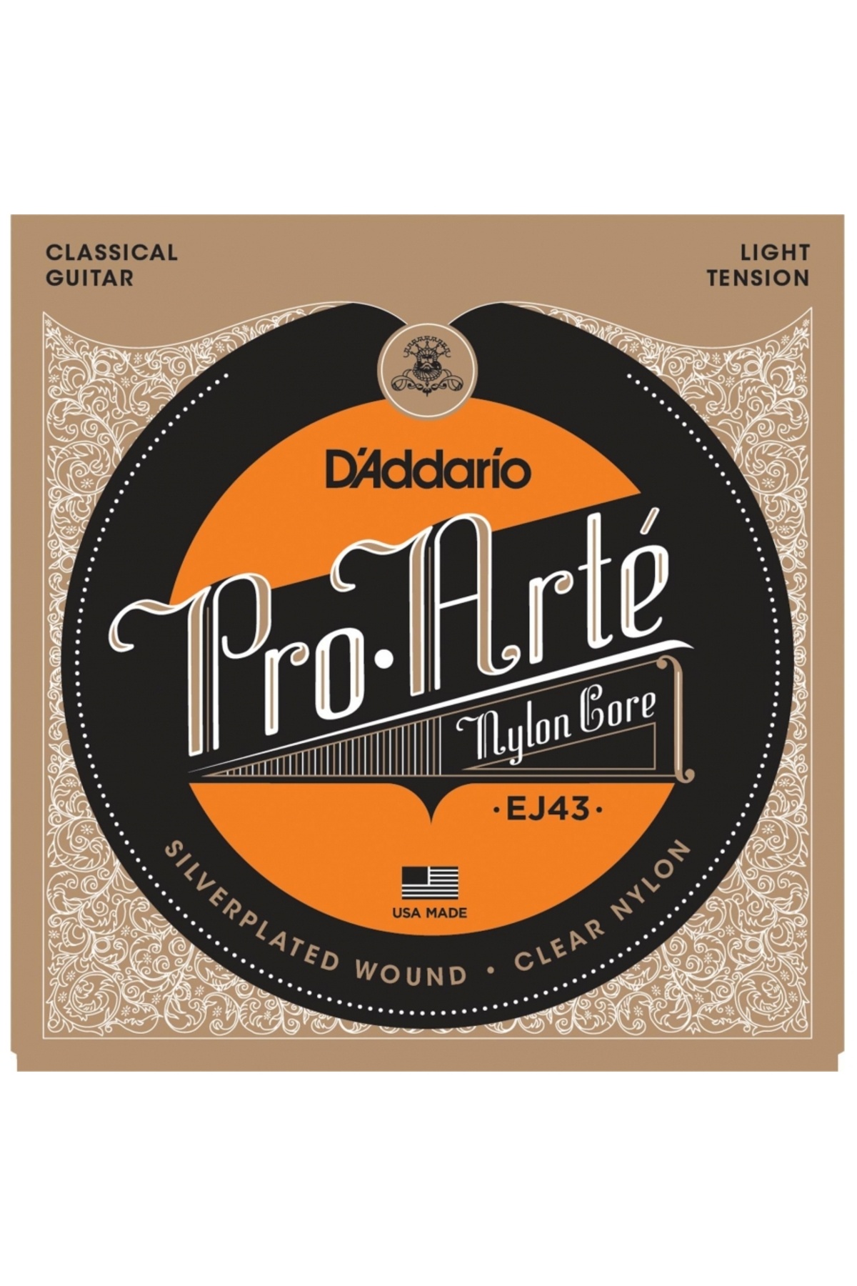 Daddario-D'Addario Silverplated Set Classical Guitar String Ej43 1