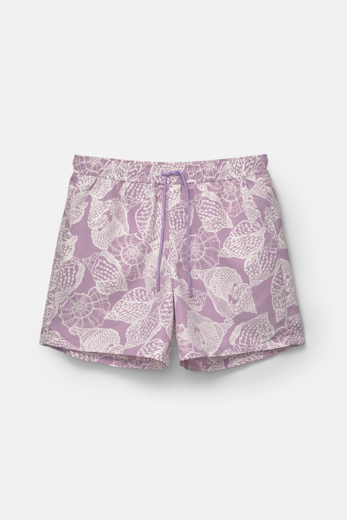 Pull & Bear-Seashell print swimming trunks 6