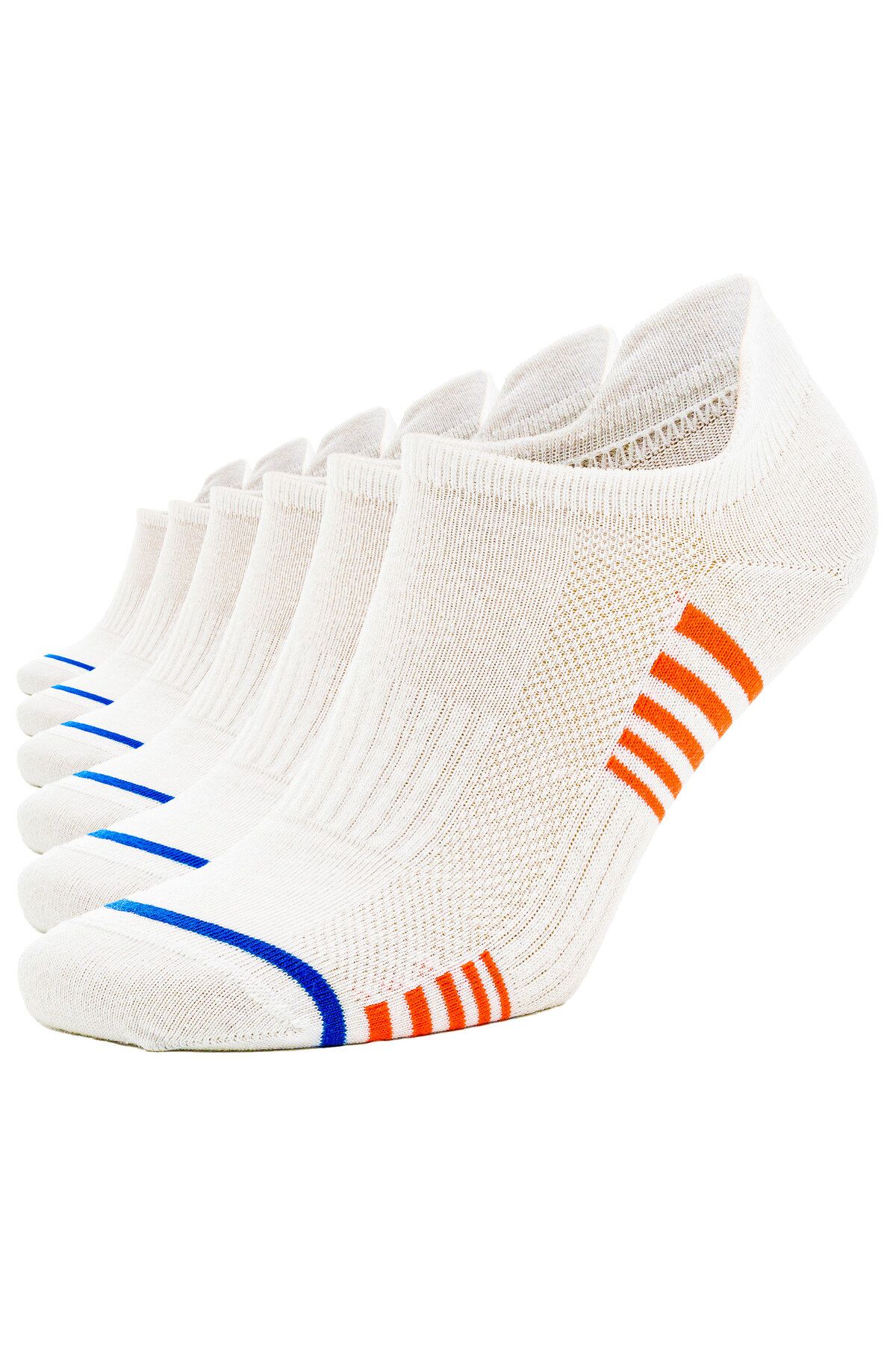SONNORS 6 Çift Desenli Sneaker Çorap