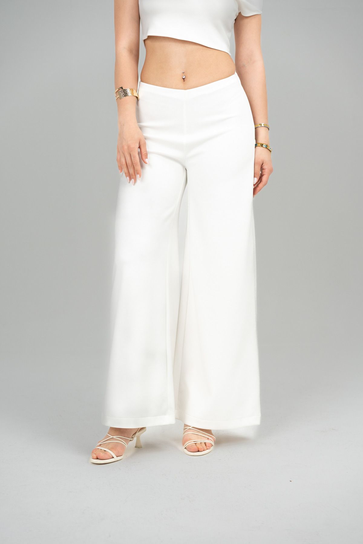 WESS DESİGN ARKA BELİ LASTİKLİ BOL PAÇA PANTOLON