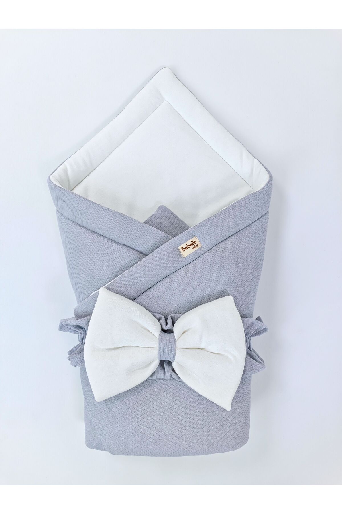 Bebella Bebek Battaniyesi %100 Pamuklu Bebek Kundak Battaniyesi Kız Erkek Dış Kundak Hastane Çıkışı fotoğrafı 6 (önizleme)