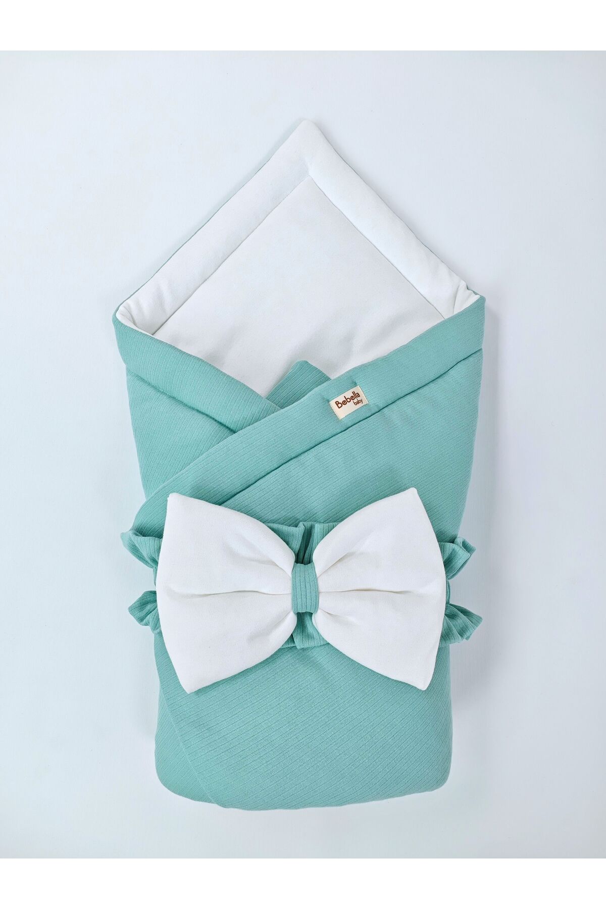 Bebella Bebek Battaniyesi %100 Pamuklu Bebek Kundak Battaniyesi Kız Erkek Dış Kundak Hastane Çıkışı fotoğrafı 6 (önizleme)