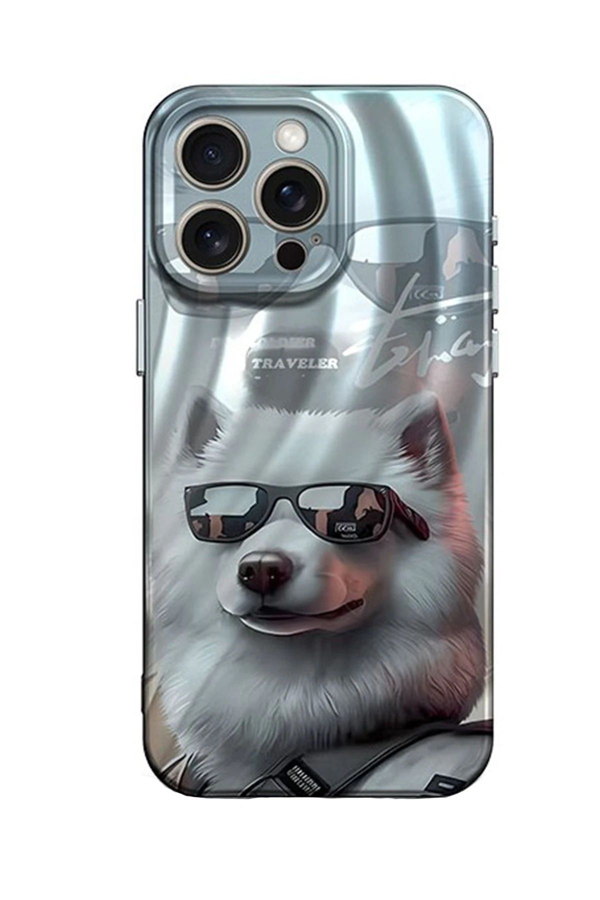 NewFace iPhone 13 Pro Kılıf Crew Desenli Kapak - Köpek JOJUA