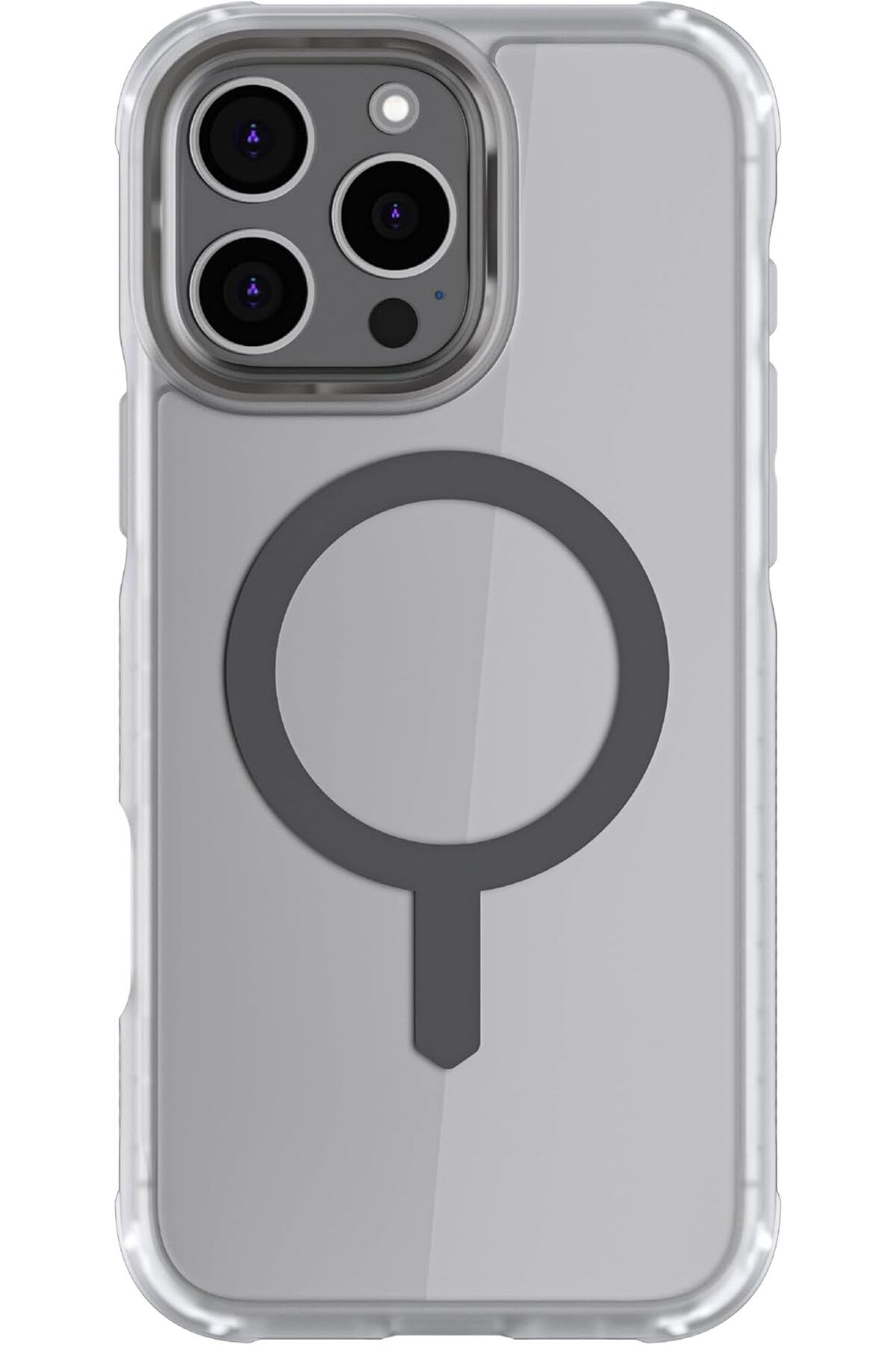 Ghostek-جراب شفاف مخفي لهاتف iPhone 16 Pro Max، متوافق مع Apple MagSafe Silicone Fusion Slim Shoc 1