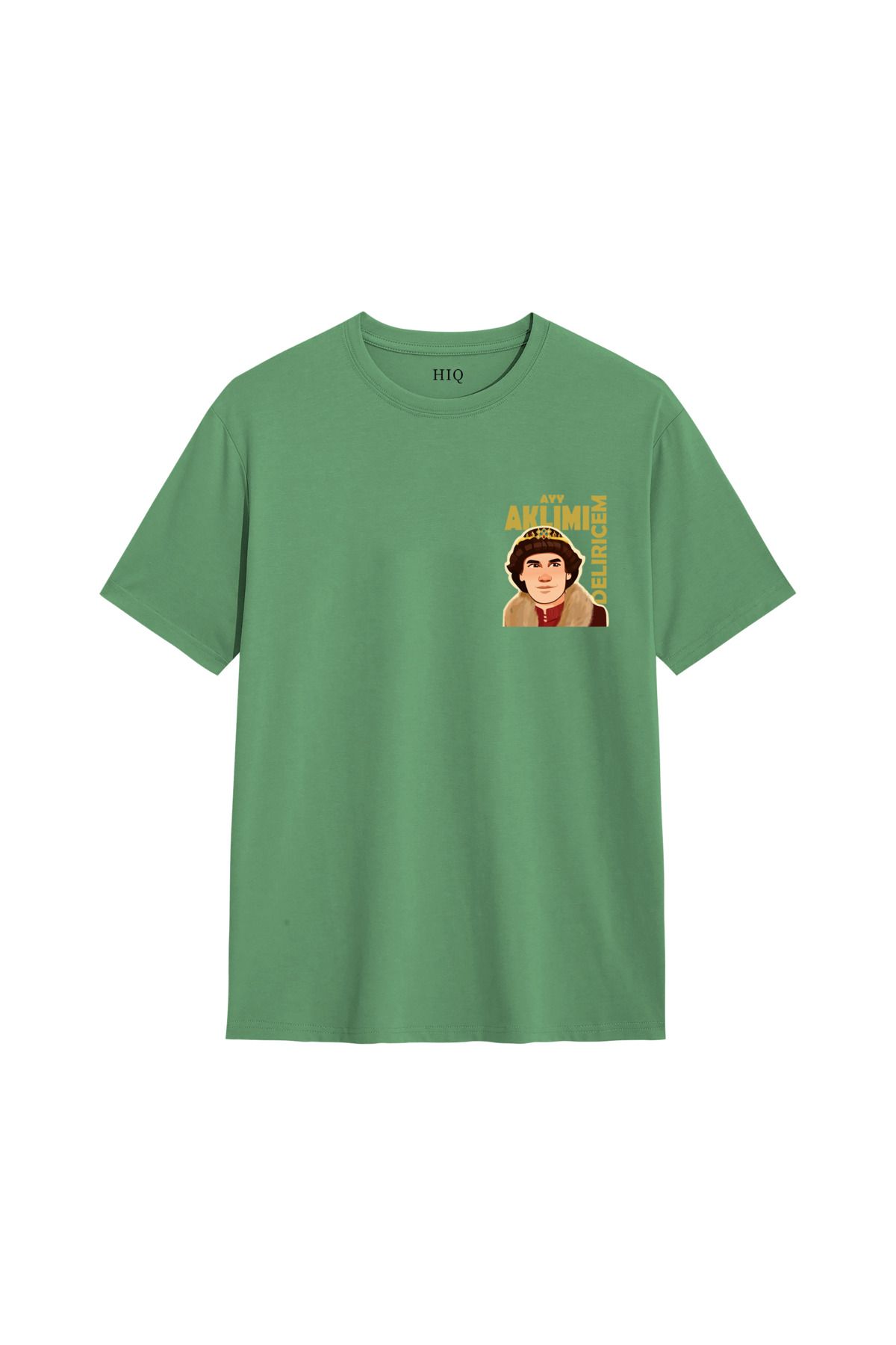 MODA AY AKLIMI DELİRİCEM PRENS Baskılı Oversize Tshirt