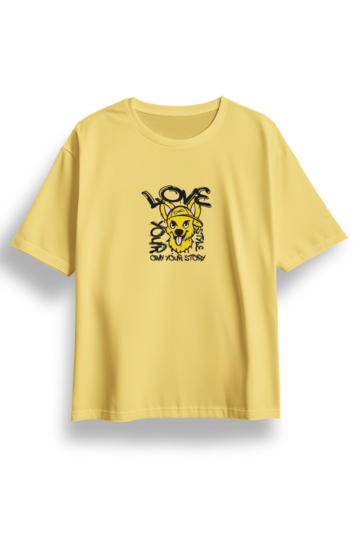 LUMARTA Oversize Your Style Baskılı Tshirt