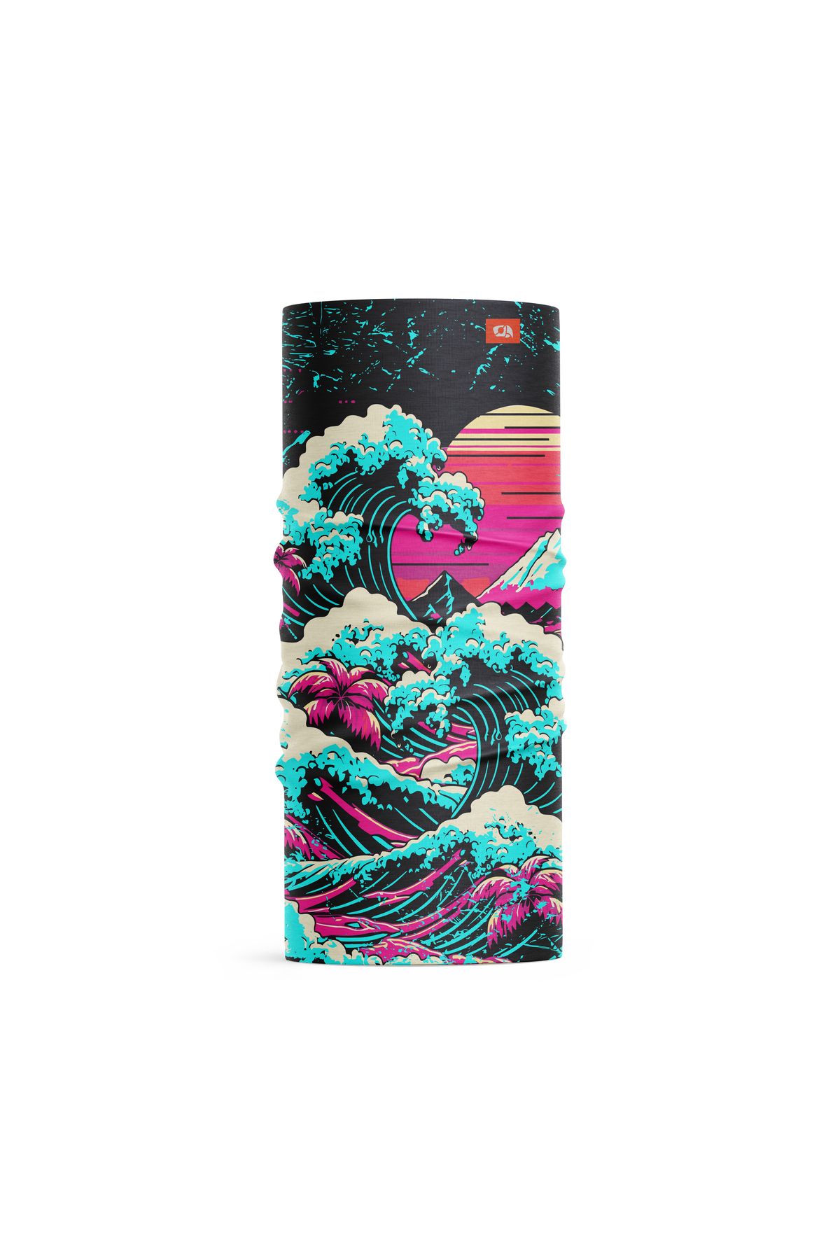FG KONNİCHİWA SANATSAL DESENLİ Bandana Outdoor Boyunluk Motosiklet Kadın Erkek buff Çok Amaçlı Bandana