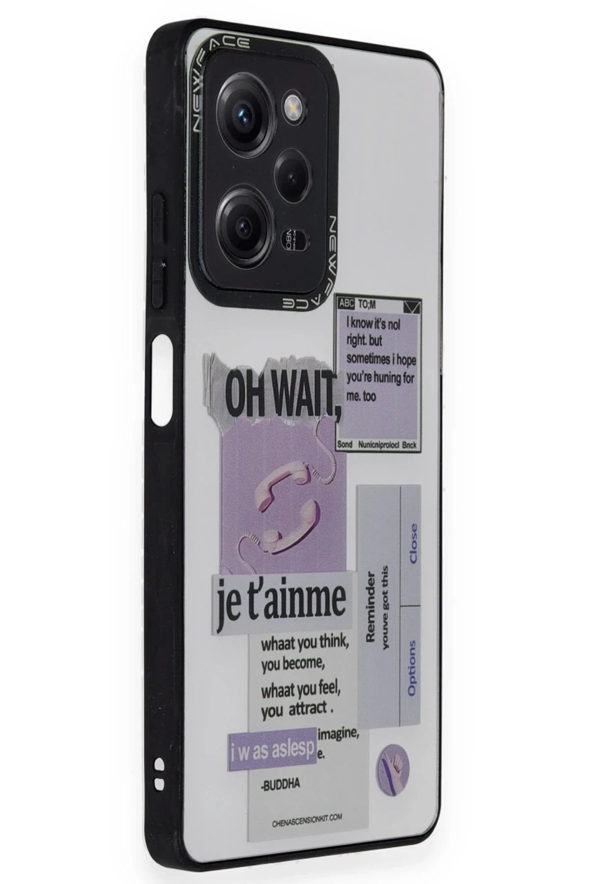 NewFace Xiaomi Poco X5 Pro 5G Kılıf Mirror Desenli Kapak - Mirror - 4 JOJUA