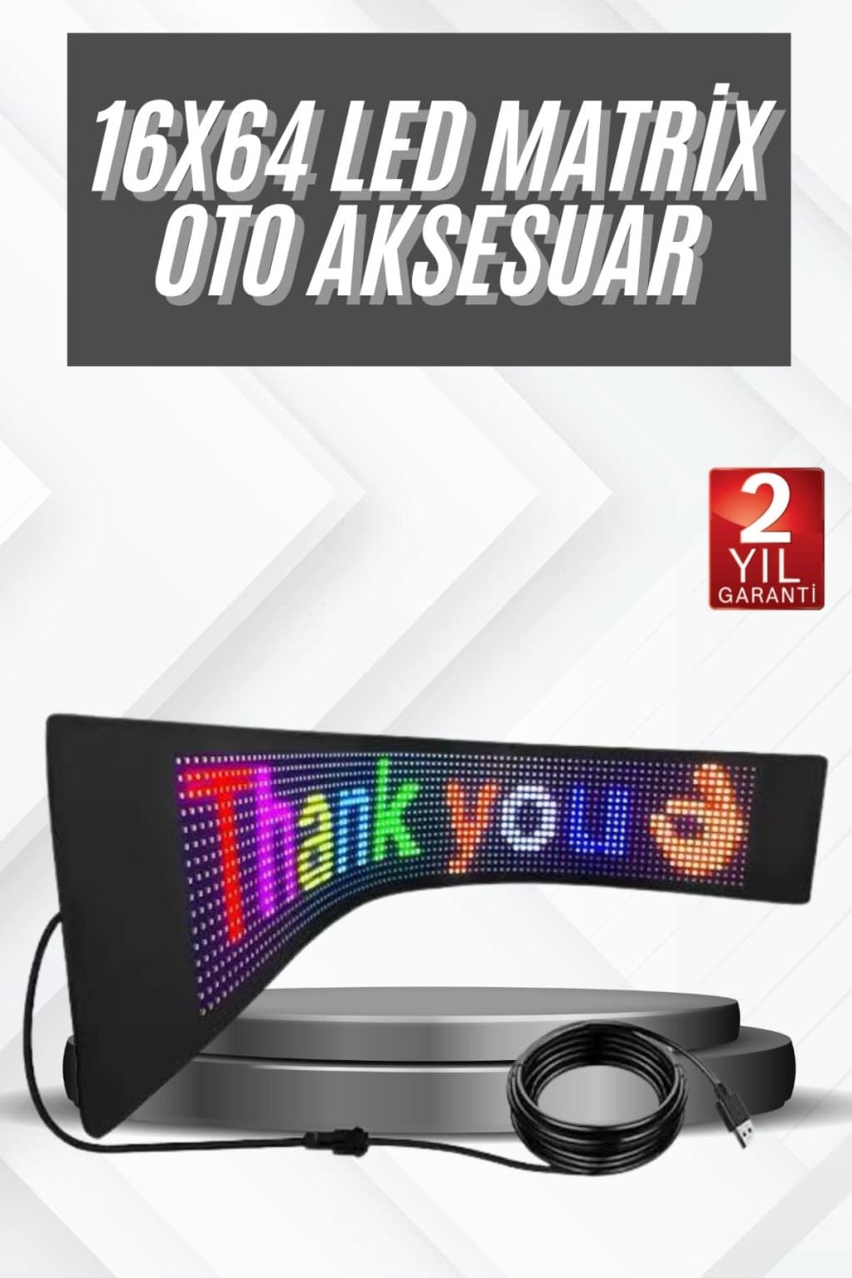 SAYARMARKT Araç Camı İçin 16x64 LED Matrik