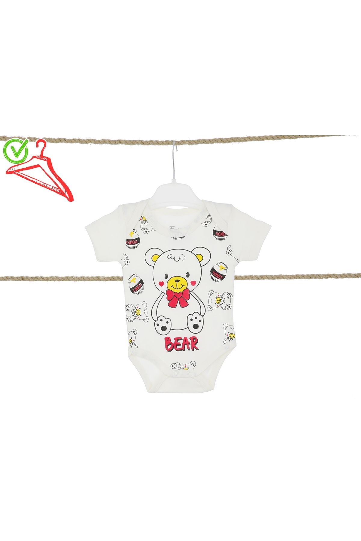 Fındık Baby&Kids Kız Erkek Bebek Çocuk Zıbın Body
