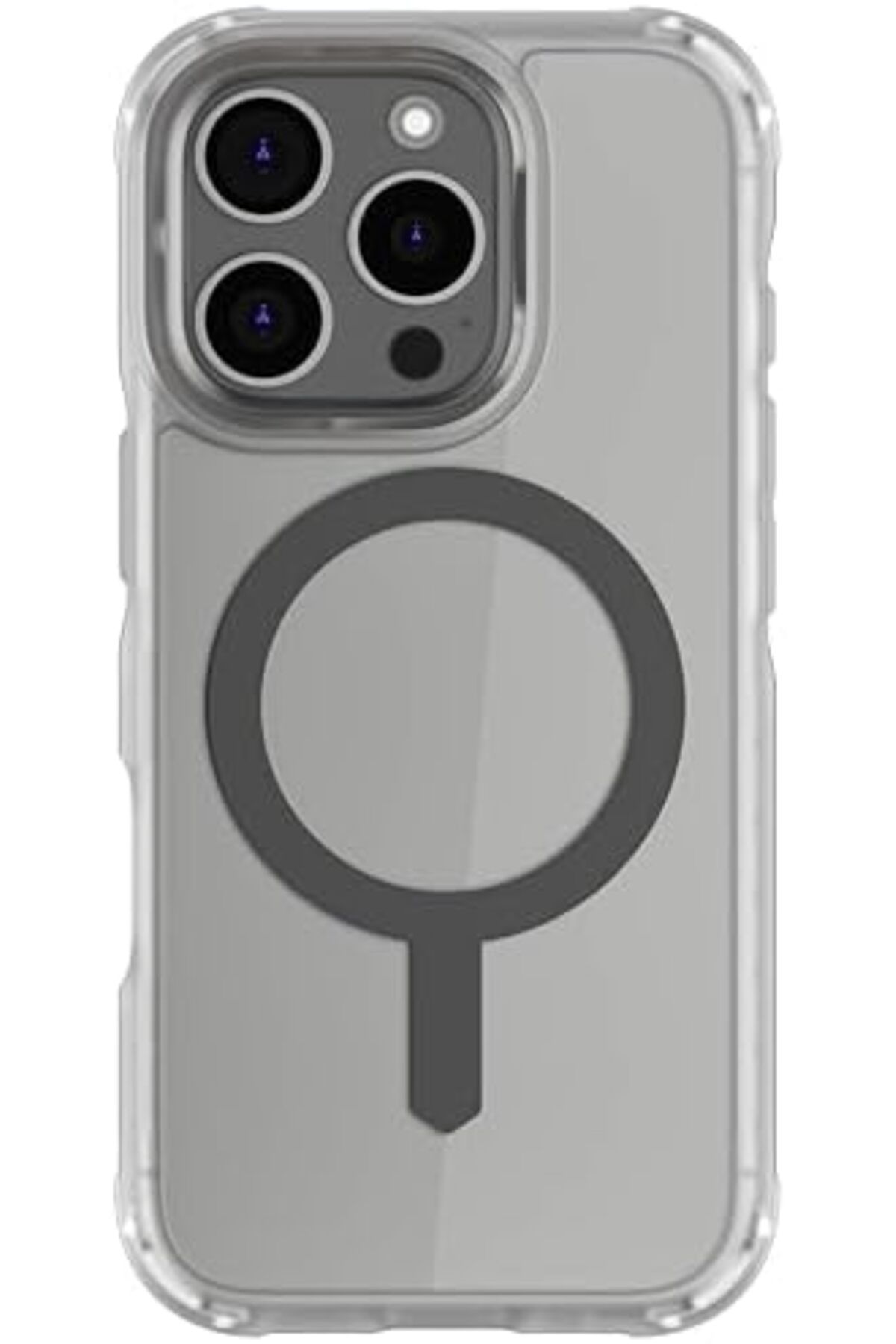 Ghostek-جراب شفاف لهاتف iPhone 16 Pro - متوافق مع ملحقات MagSafe، سيليكون مقاوم للصدمات، 2