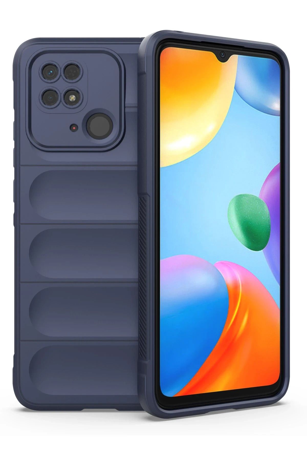 NewFace Xiaomi Redmi 10C Uyumlu Kılıf Optimum Silikon - Lacivert JOJUA