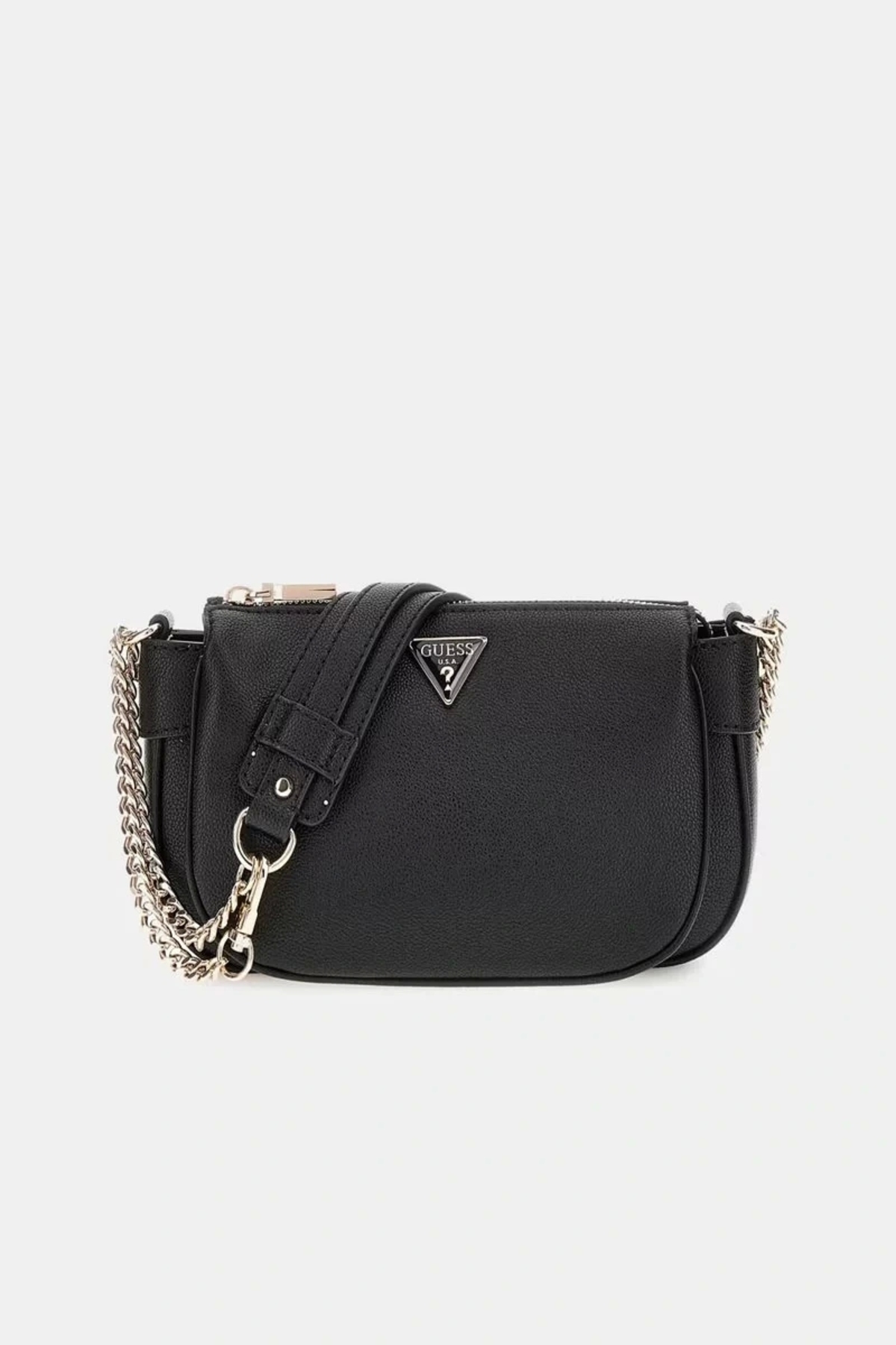 گس کیف رودوشی فدورا، کیف زنانه مشکی طرح صلیب HWBG9519170-BLA