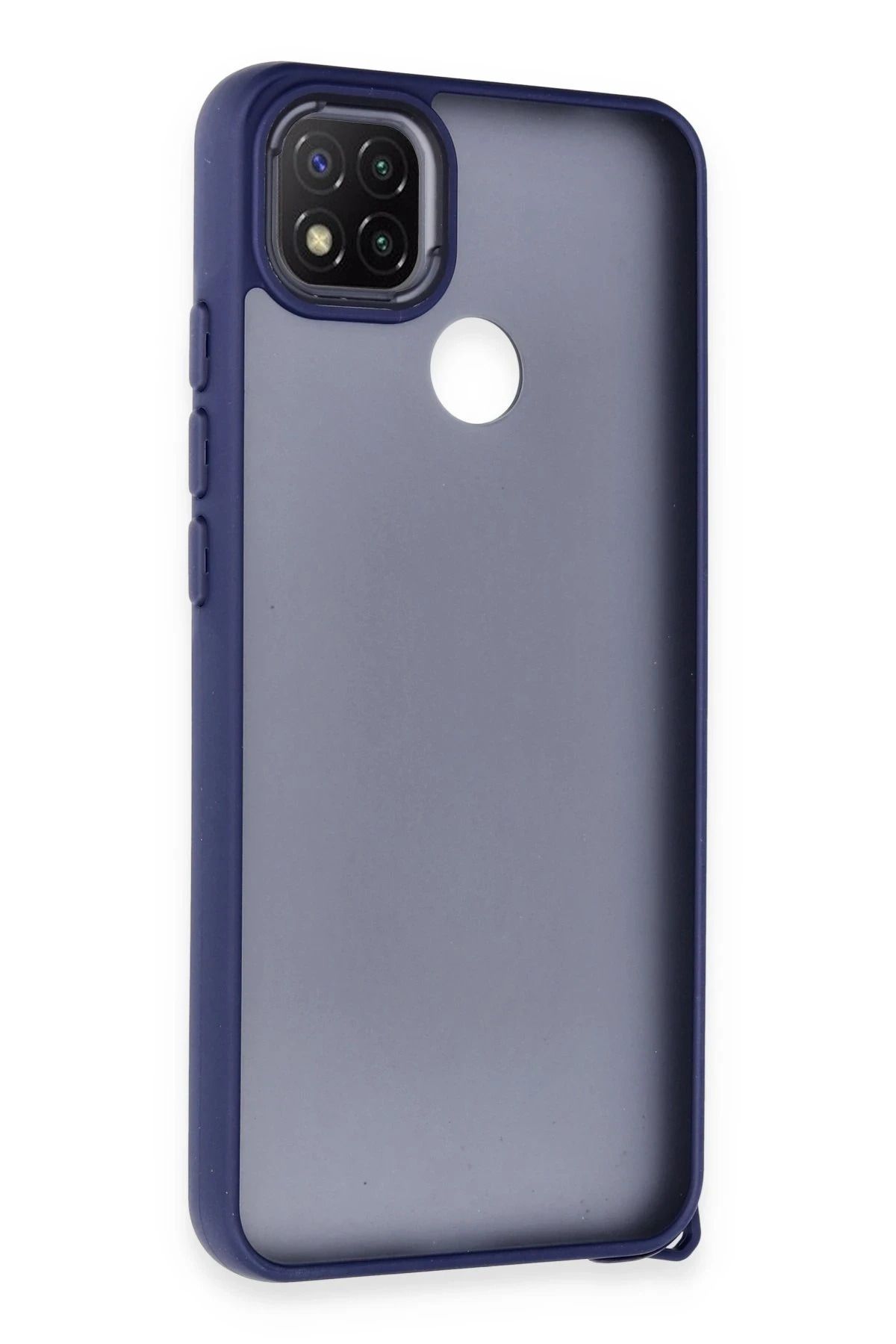 NewFace Xiaomi Redmi 9C Kılıf Elegant Kapak - Lacivert LZWDR