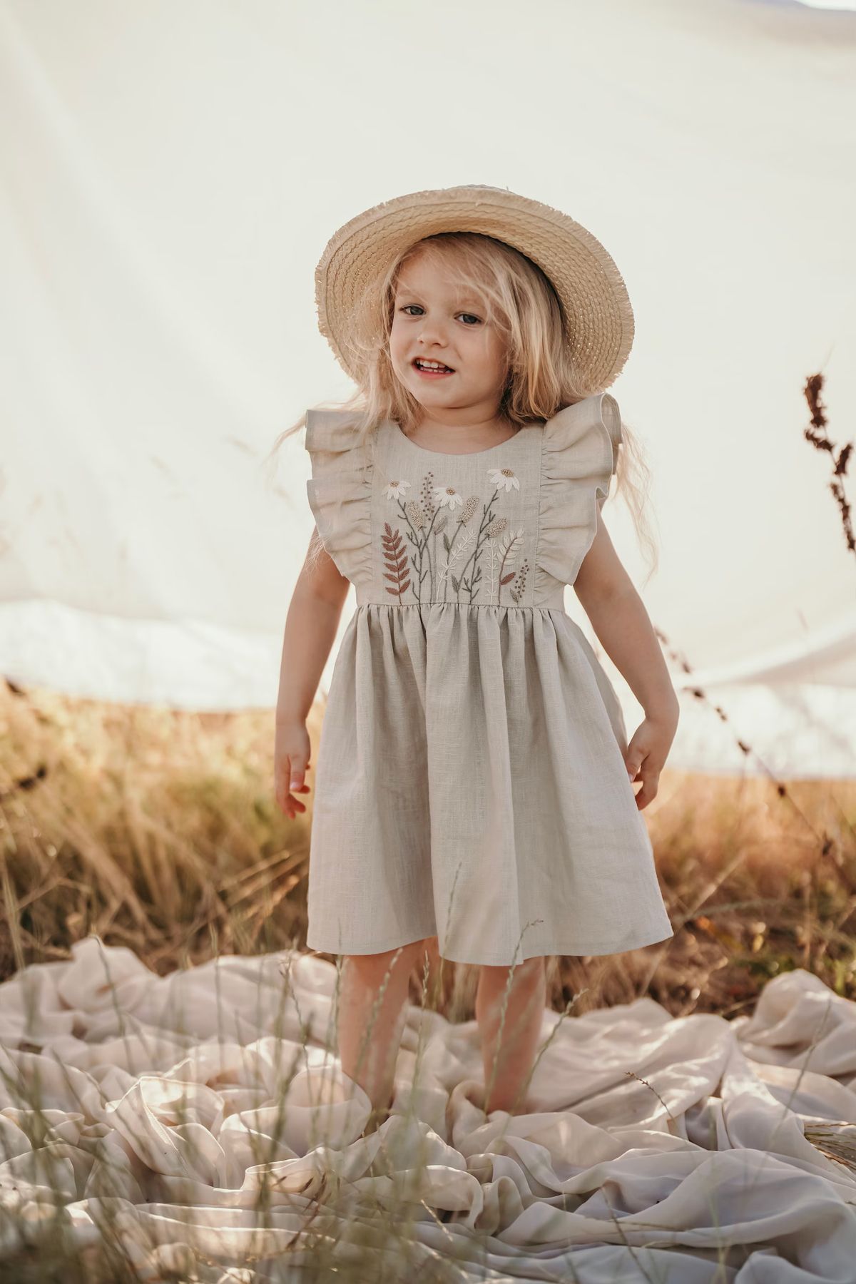c.c.l. coccolin kids baby clup Rochie Pentru Fete Din Bumbac Organic, Cu Broderie, Căptușită În Interior Femeie - 5 years old