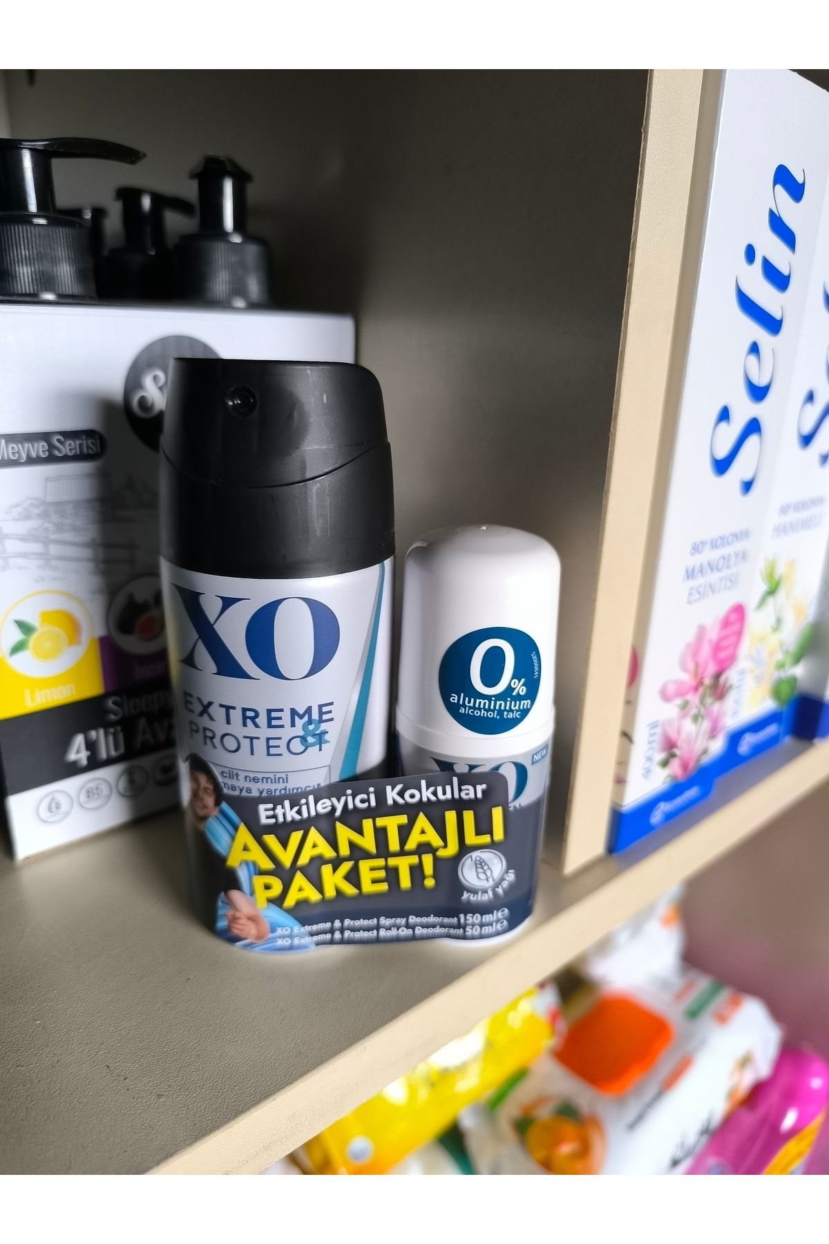 Xo Deodorant 150 ml and xo Roll on Avantaj Paket