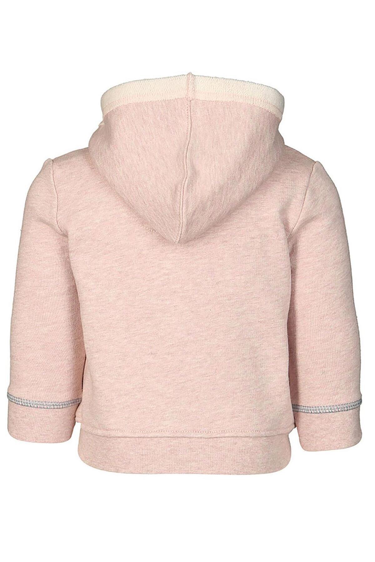 Organicera Organik Kapşonlu Mont , Rose Melange fotoğrafı 3 (önizleme)