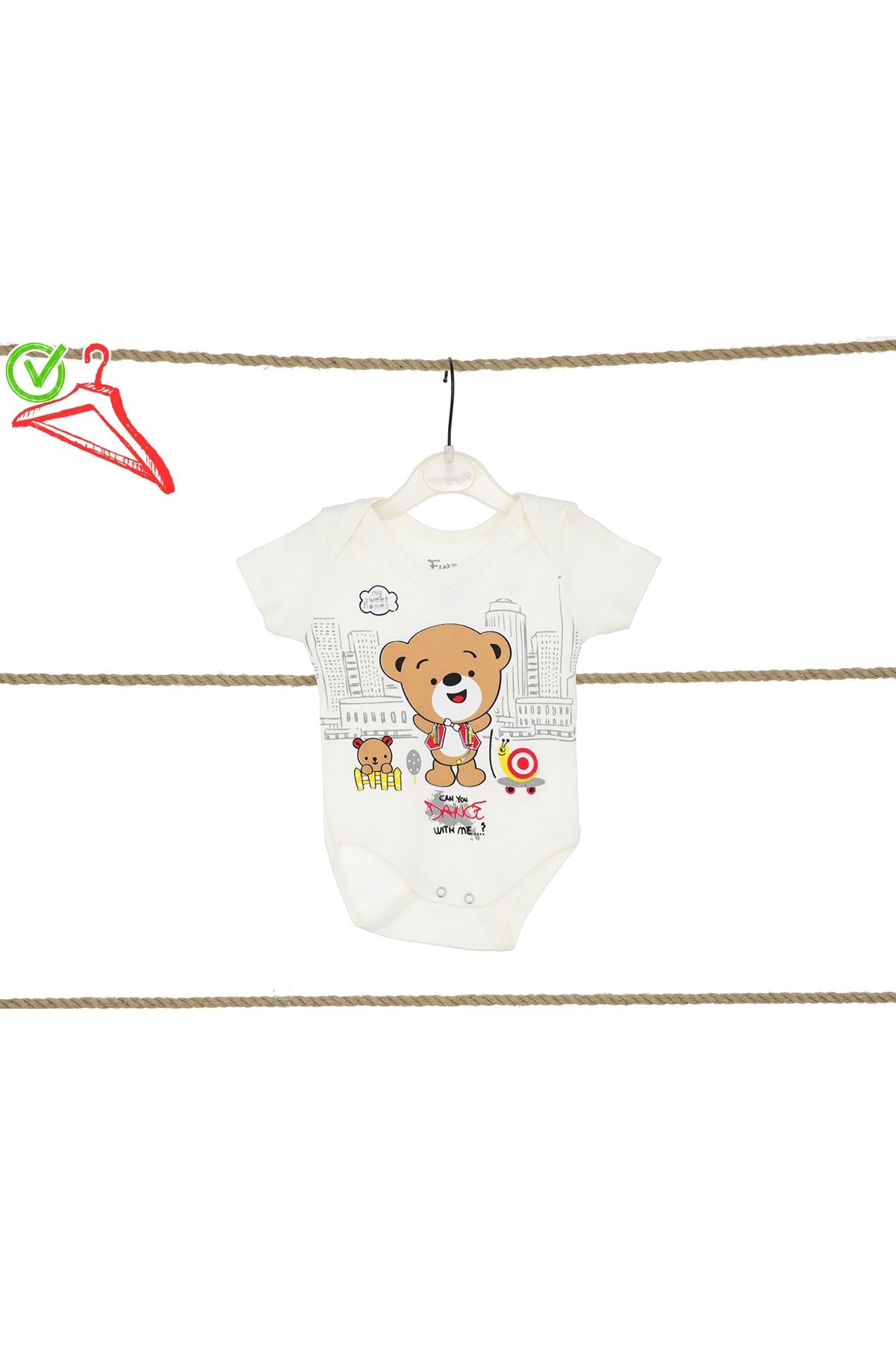 Fındık Baby&Kids Kız Erkek Bebek Çocuk Zıbın Body