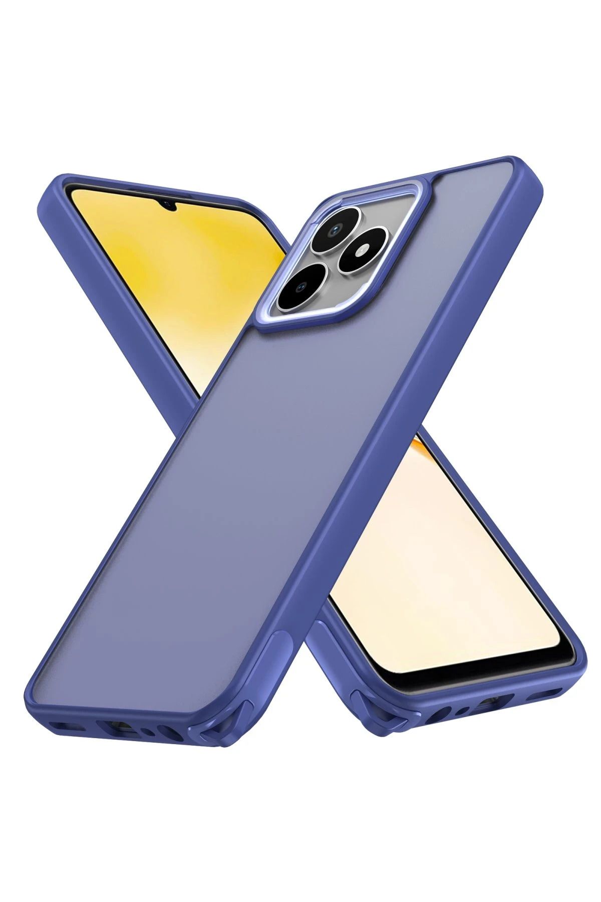 NewFace Realme C53 Kılıf Elegant Kapak - Açık Mavi NRMSA