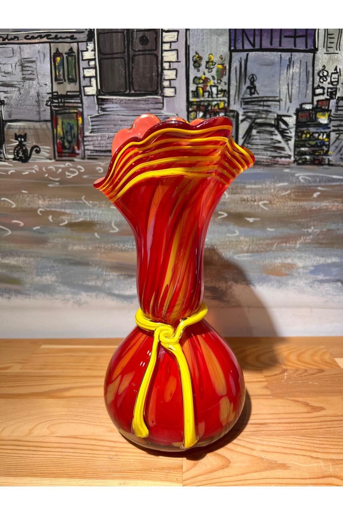 MeMy Design Murano Özel Tasarım Cam Vazo