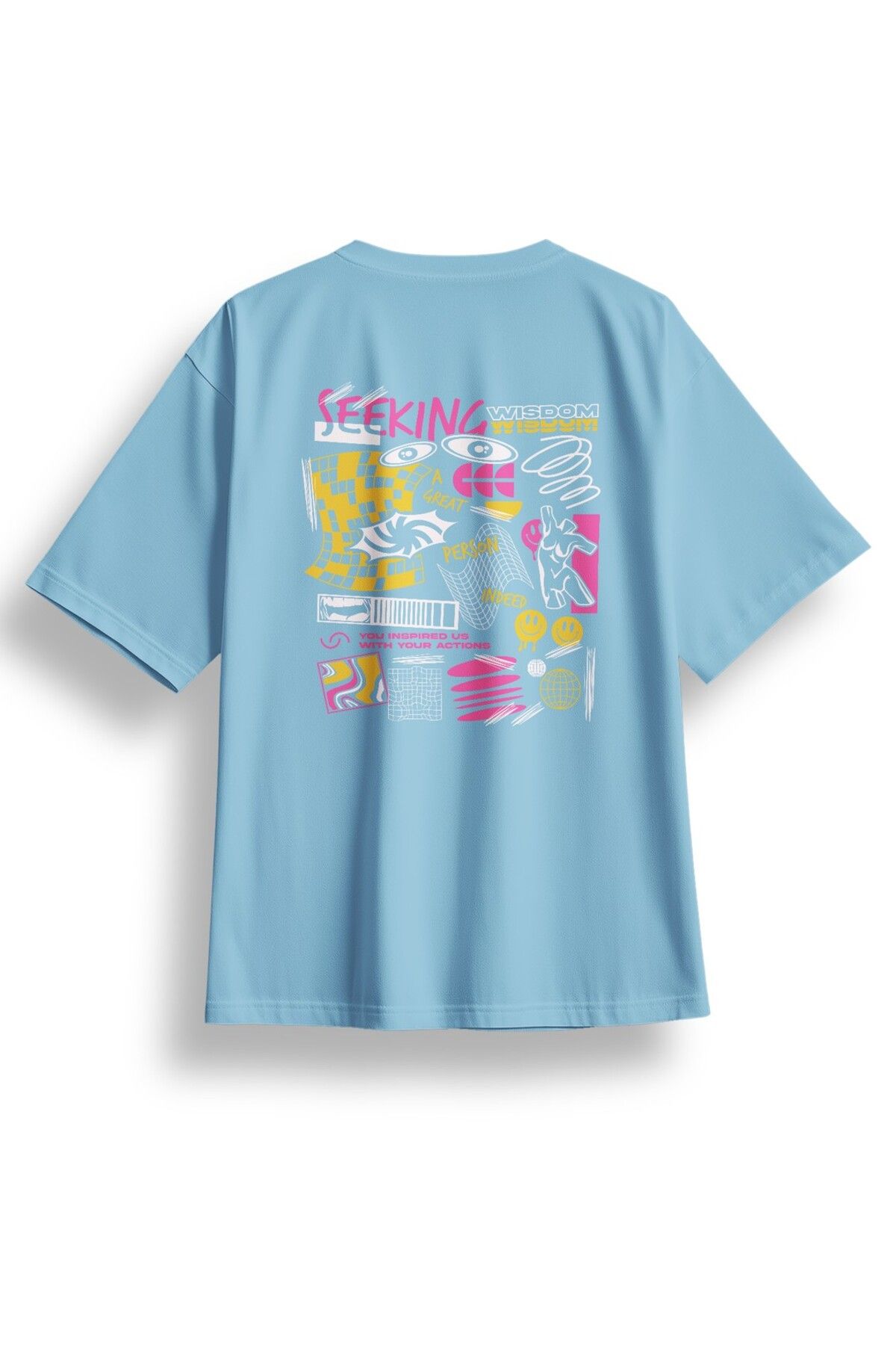 LUMARTA Oversize Seeking Baskılı Tshirt