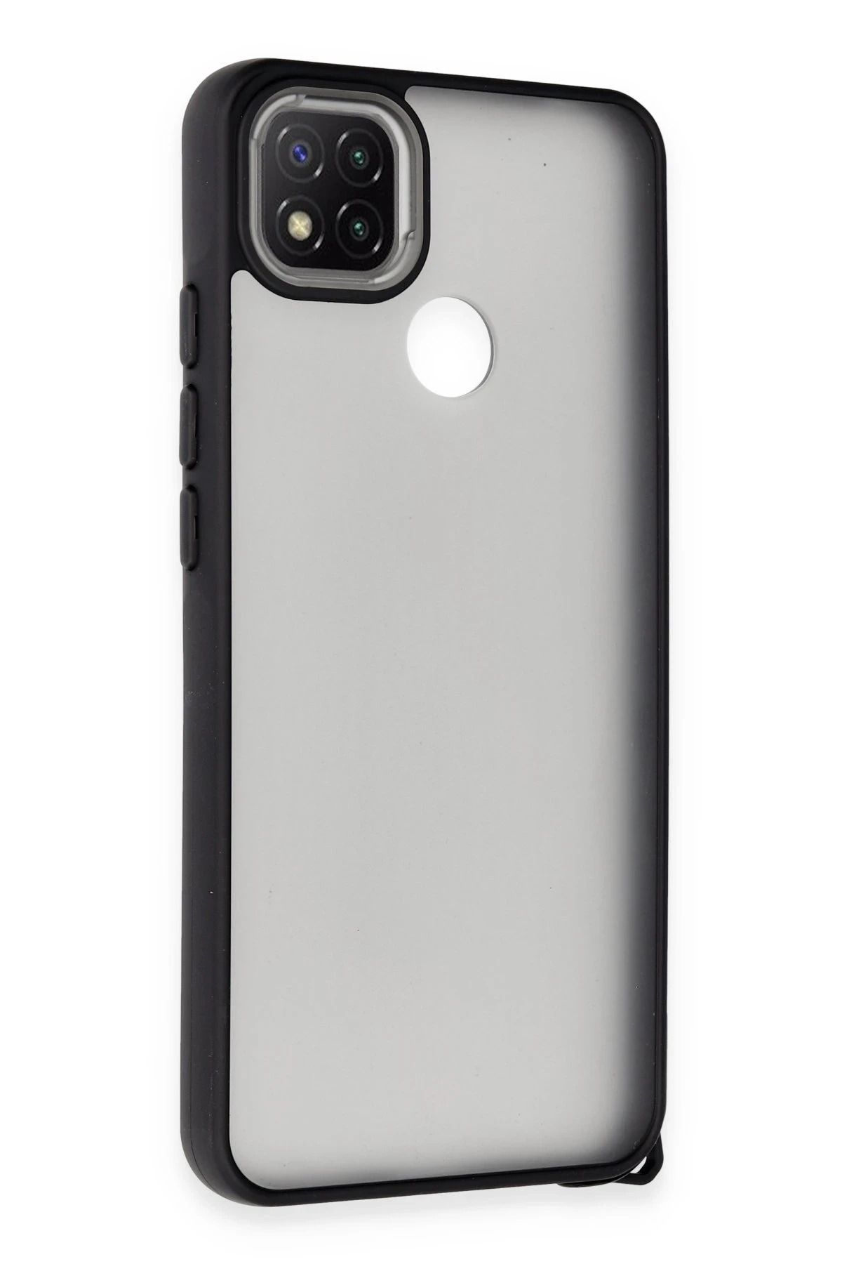 NewFace Xiaomi Redmi 9C Kılıf Elegant Kapak - Siyah JOJUA