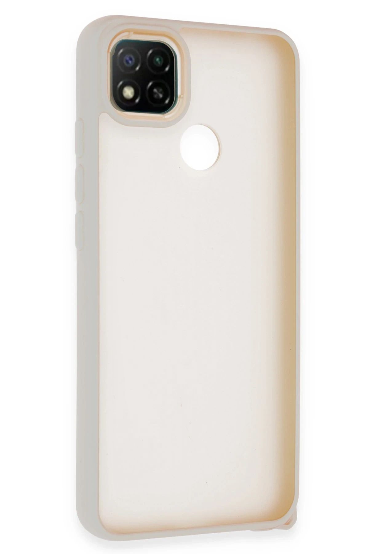 NewFace Xiaomi Redmi 9C Kılıf Elegant Kapak - Pudra LZWDR