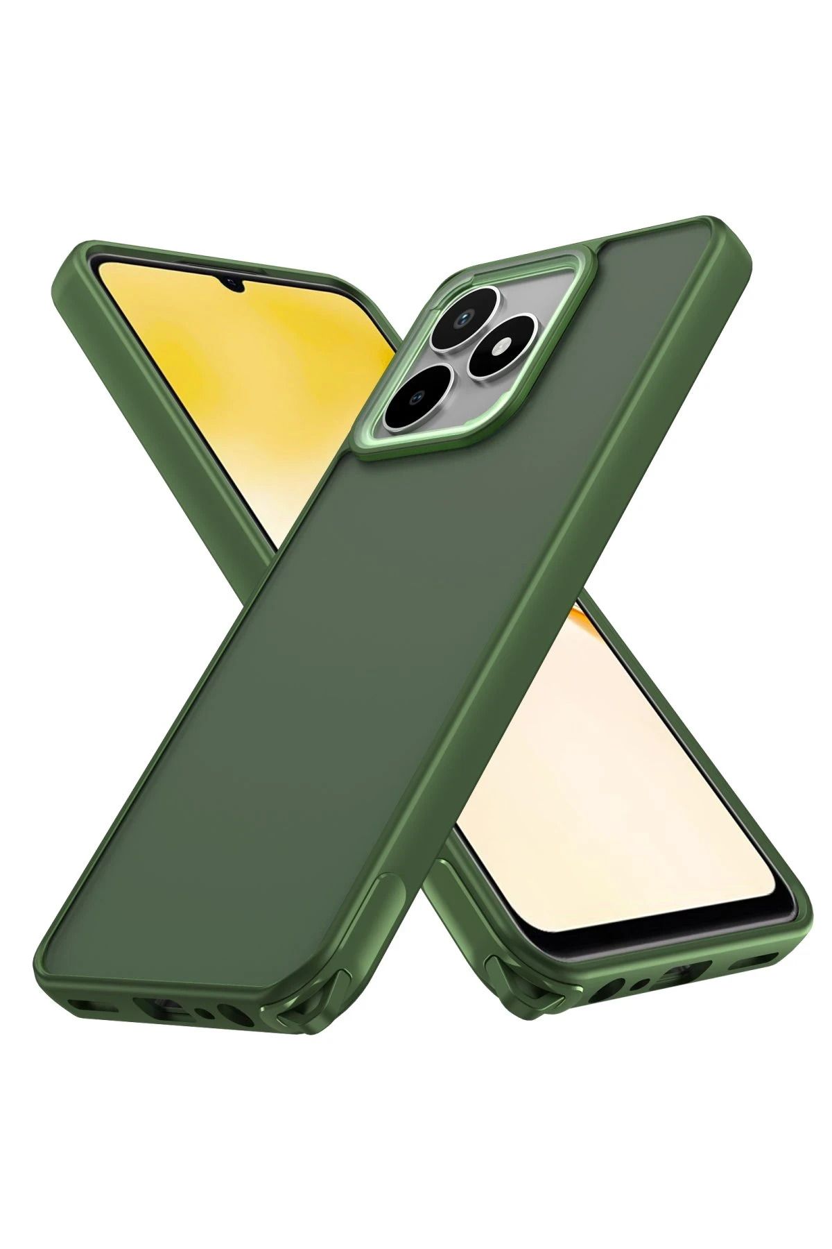 NewFace Realme C53 Kılıf Elegant Kapak - Yeşil NRMSA