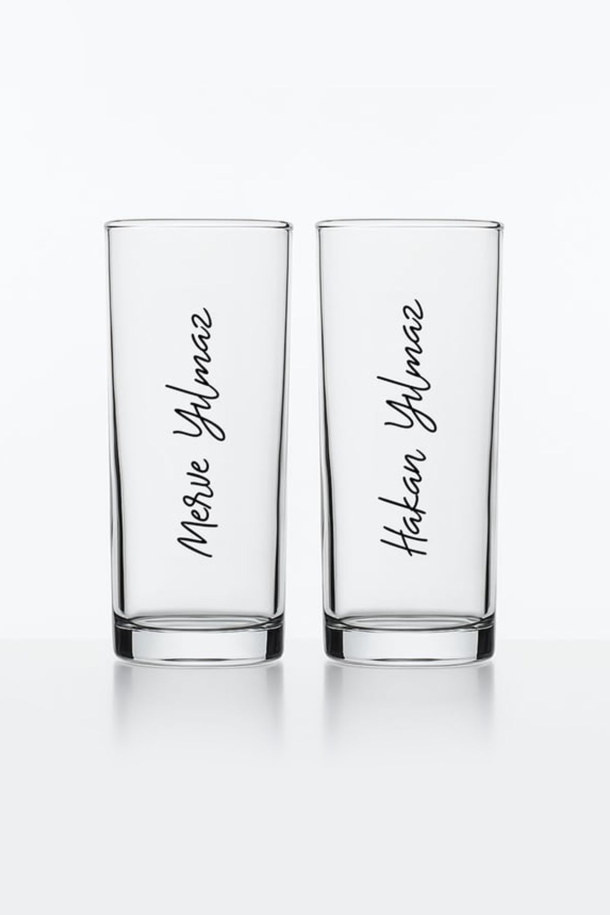 Cups Art Kişiye Özel İsim Baskılı 2'li Rakı Bardağı