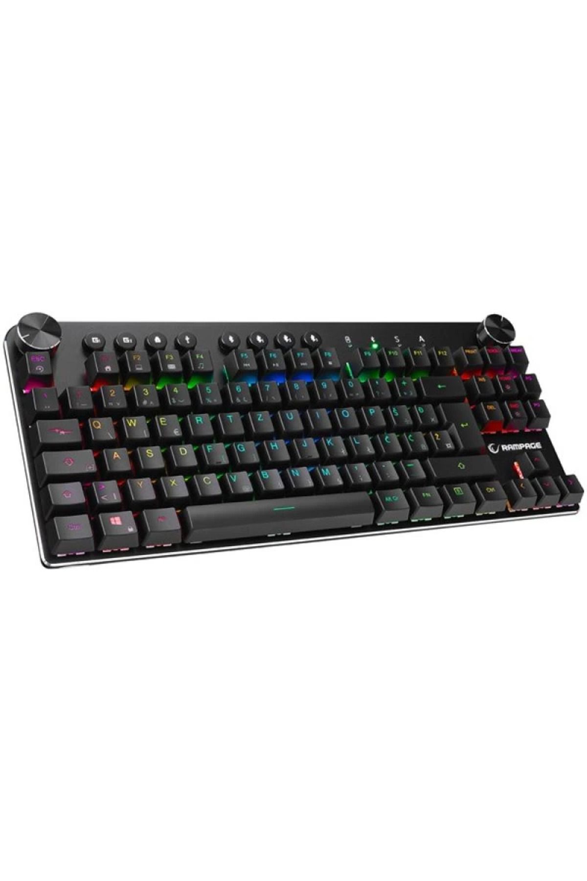 hayalimsah Rampage KB-RMW23 SCOUT Bluetooth RGB Led LC Layout Jixian Blue Switch Gaming Mechanical Keyboard