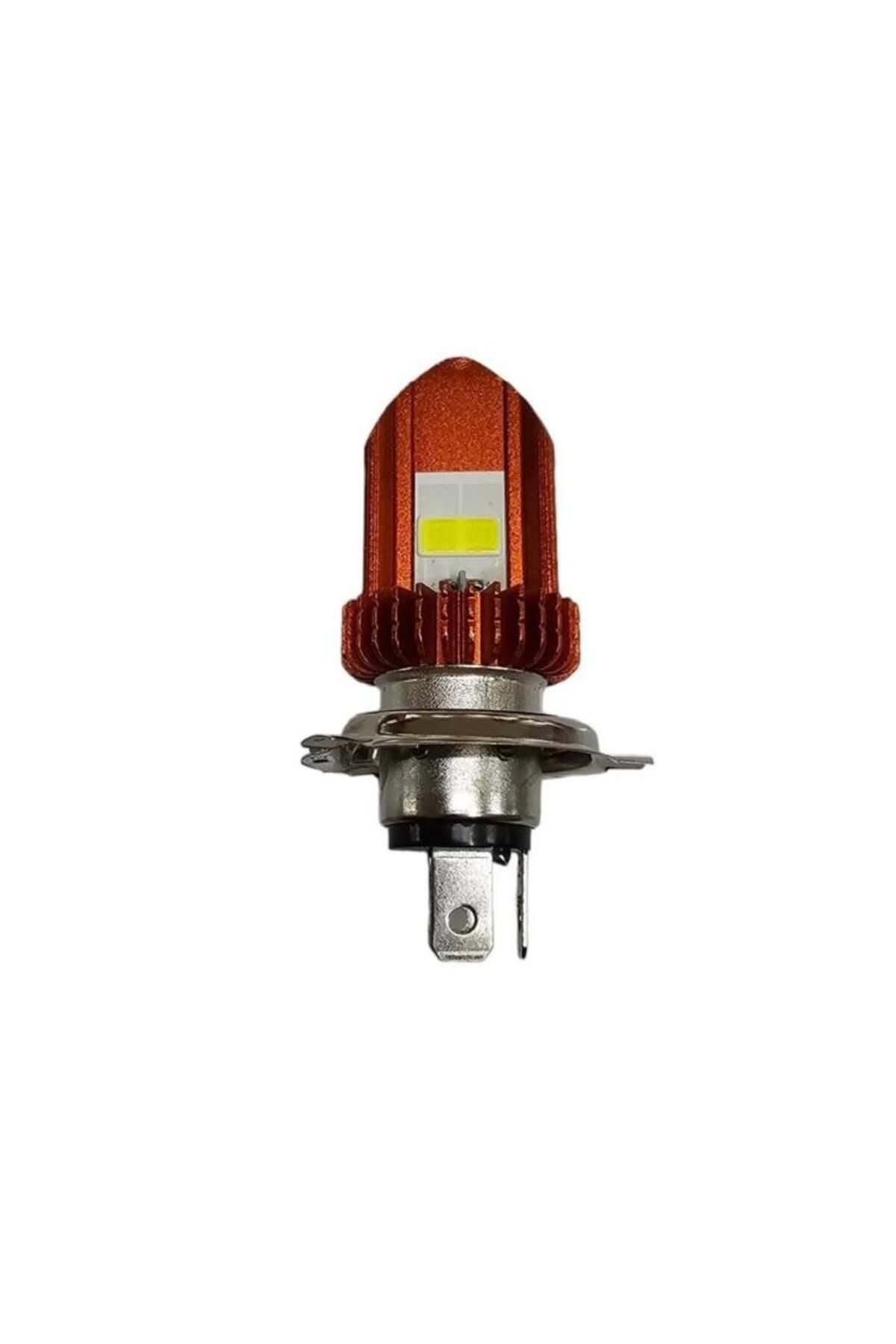 bardakcı bike H4 Tipi Motosiklet Led Far Ampulu Beyaz Işık