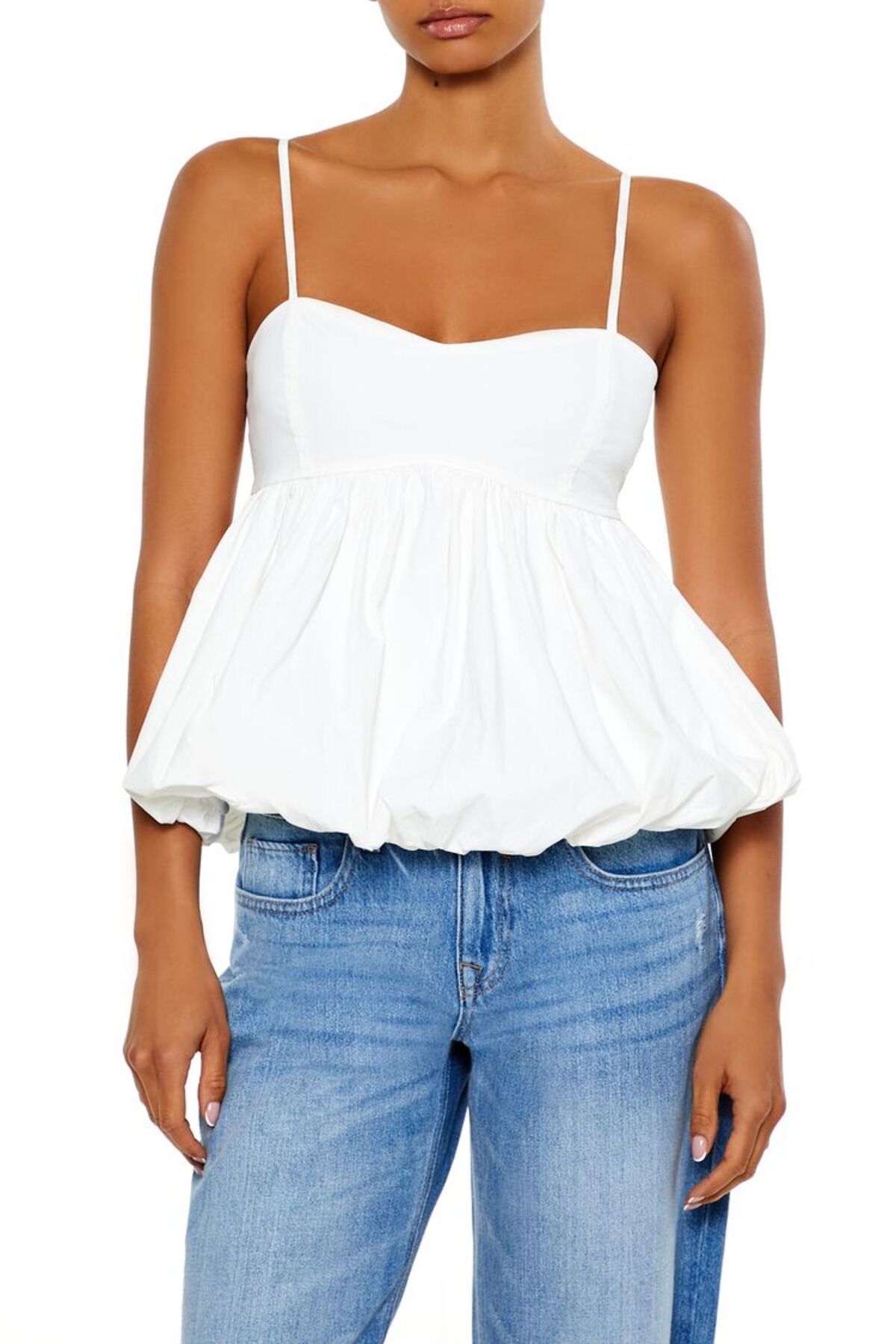 Forever 21 Balon Etekli Bluz