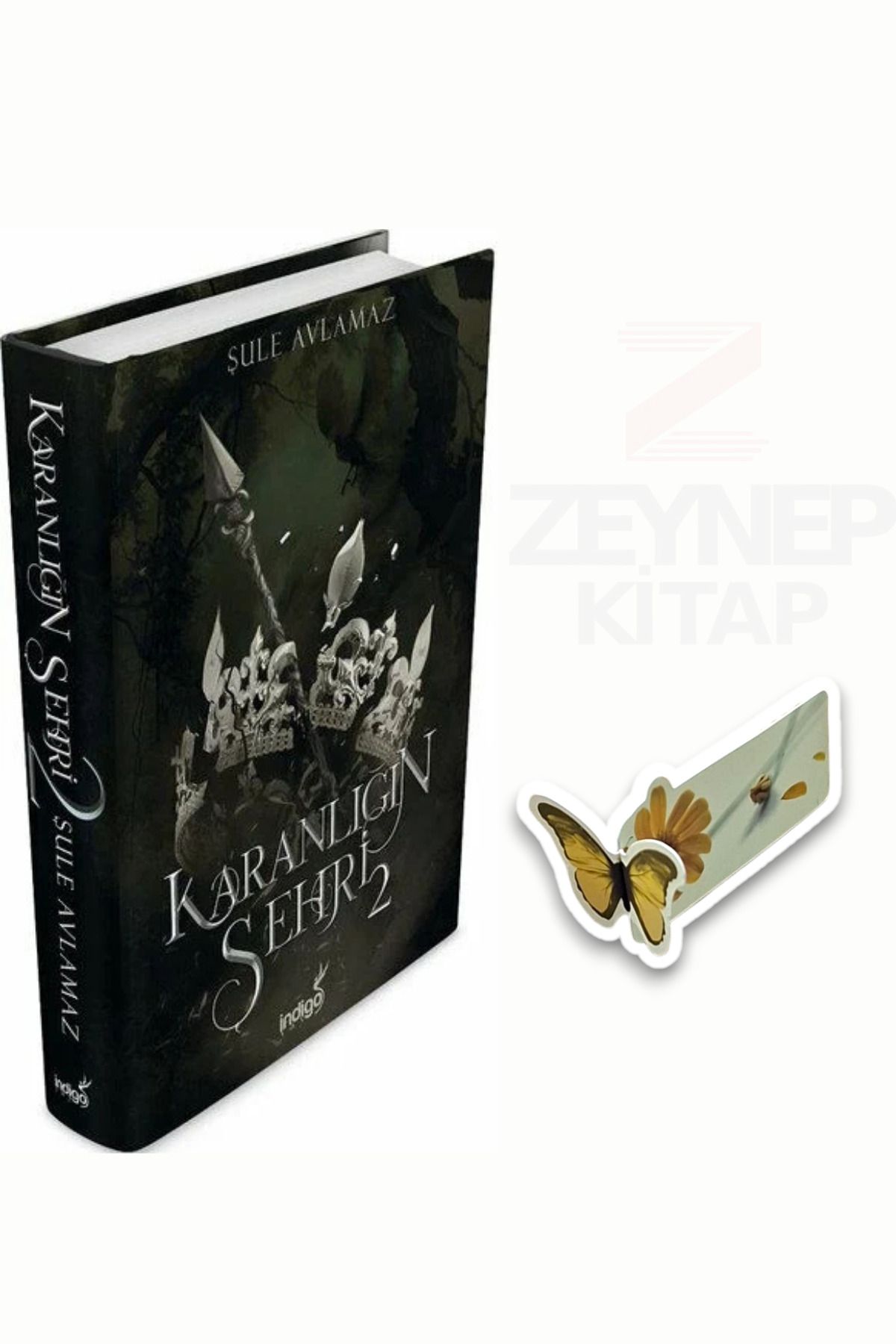 İndigo Kitap Karanlığın Şehri 2(CİLTLİ)(Özel Tasarım Kelebek Ayraç Hediye)