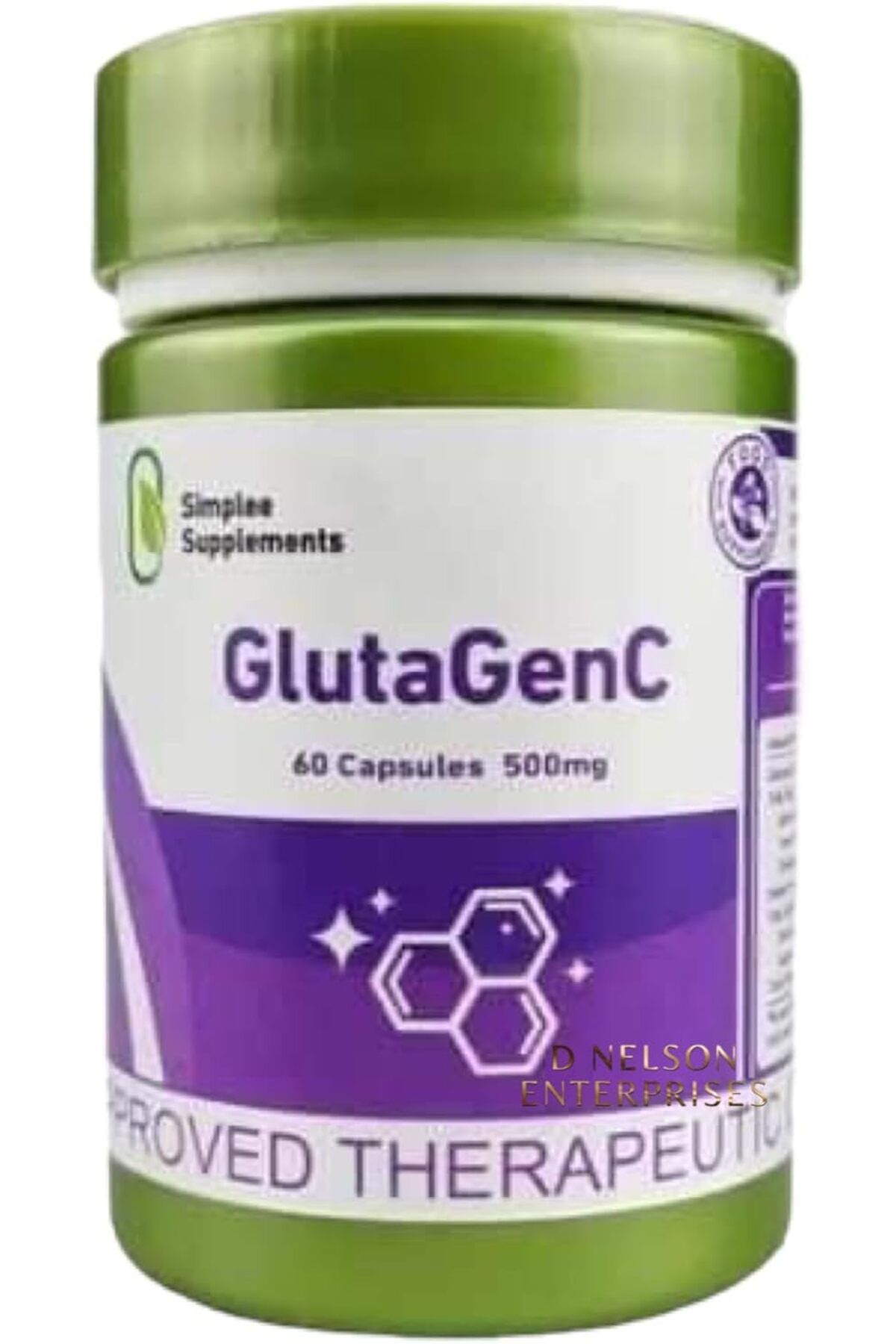 GENÇ-Gluta GenC Glutathione Capsules - 60 Count 1
