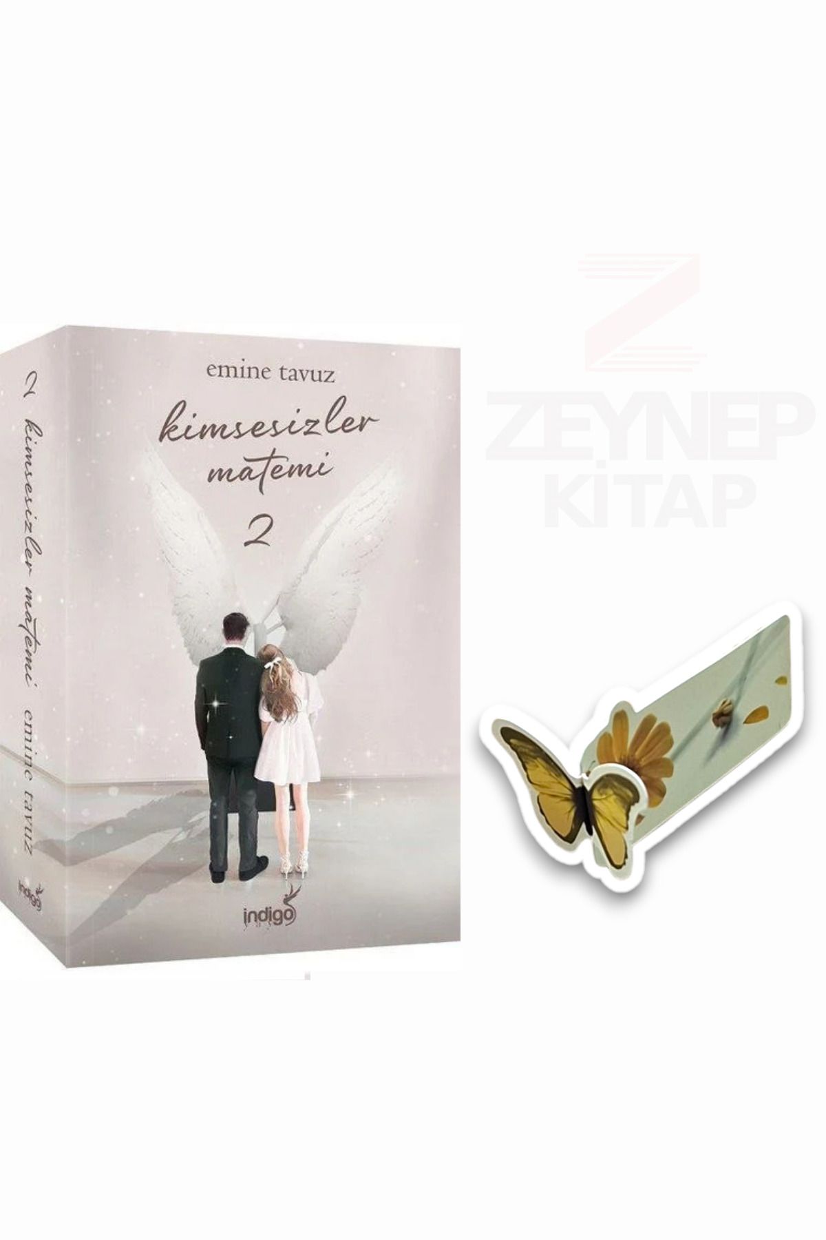 İndigo Kitap Kimsesizler Matemi 2(KARTONKAPAK)(Özel Tasarım Kelebek Ayraç Hediye)
