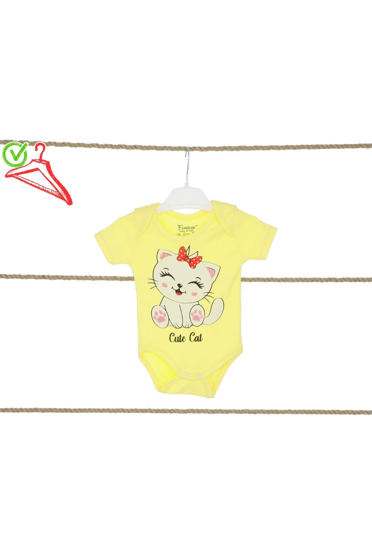 Fındık Baby&Kids Kız Bebek Çocuk Zıbın Body