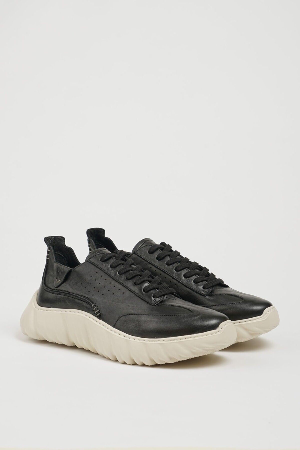Faruk balkanas Jack Model Hakiki Natural Deri İthal Taban Sneaker Ayakkabı