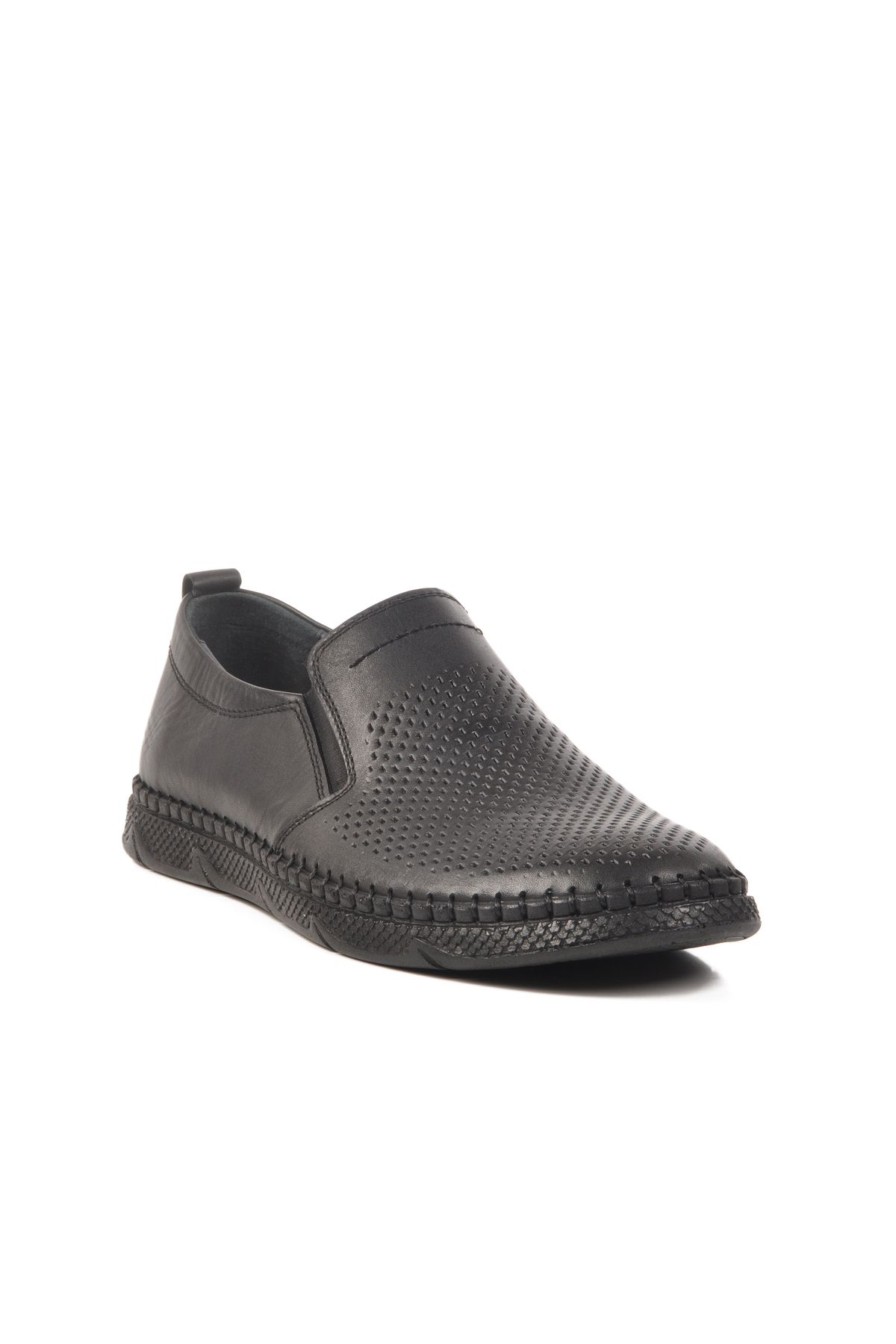 AYK'S Siyah Hakiki Deri Erkek Sneaker 3Y1671-172 M