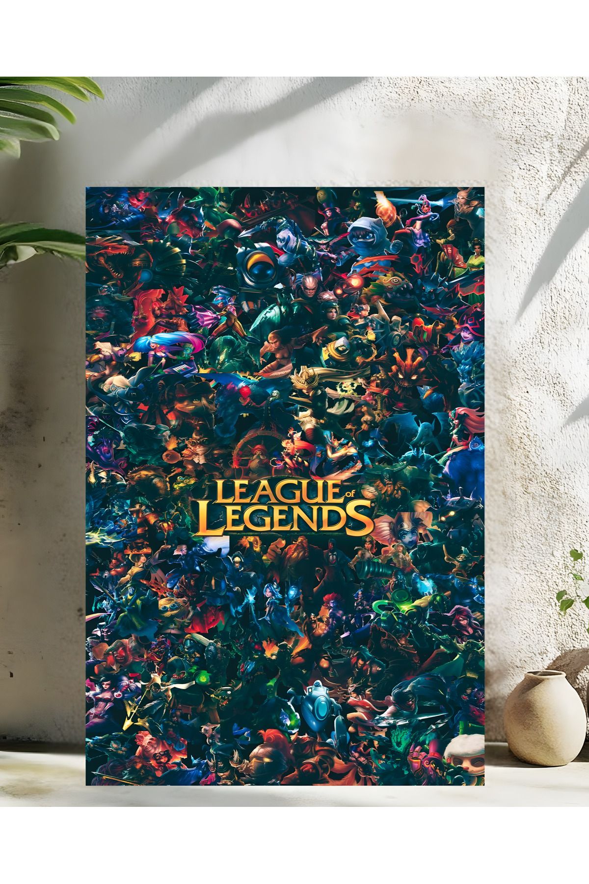 Levhane League of Legends UltraHD Baskı Metal Tablo