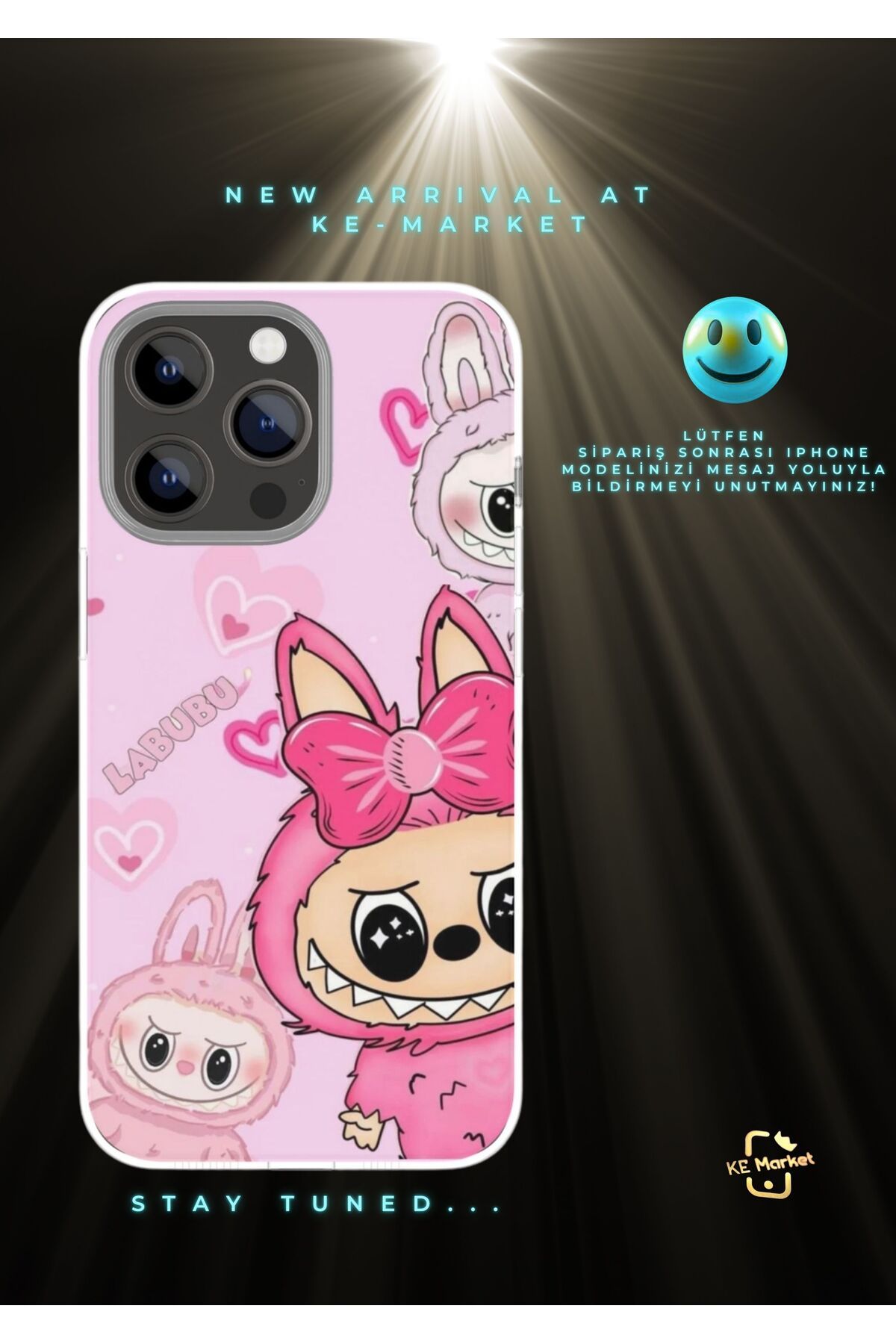 SOFTCASE Labubu Series Iphone Tasarım Kılıf (LÜTFEN MESAJ YOLUYLA TELEFON MODELİNİZİ YAZINIZ)