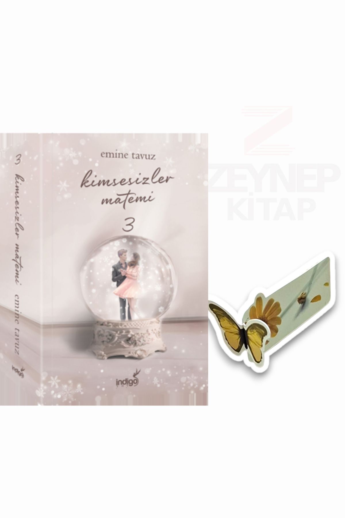 İndigo Kitap Kimsesizler Matemi 3(KARTONKAPAK)(Özel Tasarım Kelebek Ayraç Hediye)