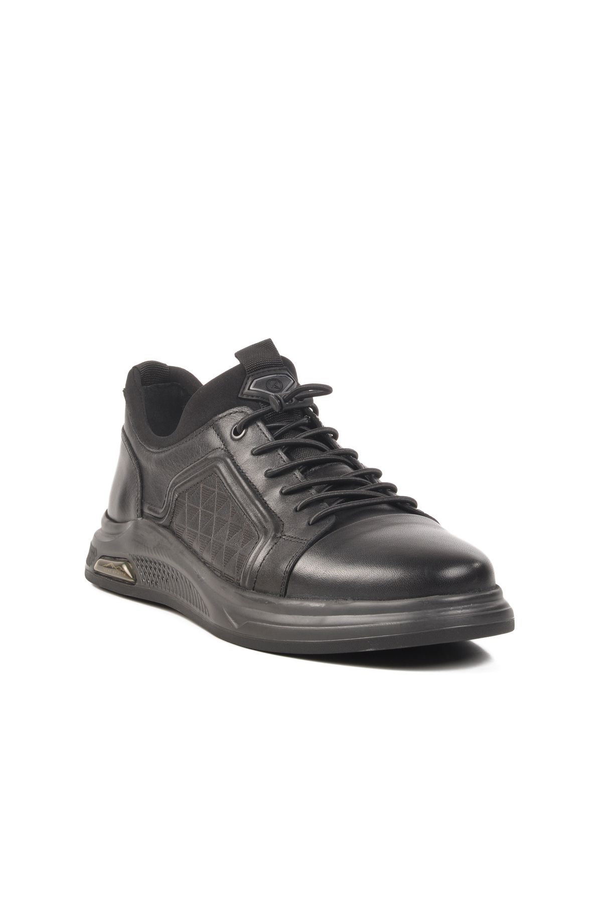 AYK'S Siyah Hakiki Deri Erkek Sneaker 5Y2530-1812 M