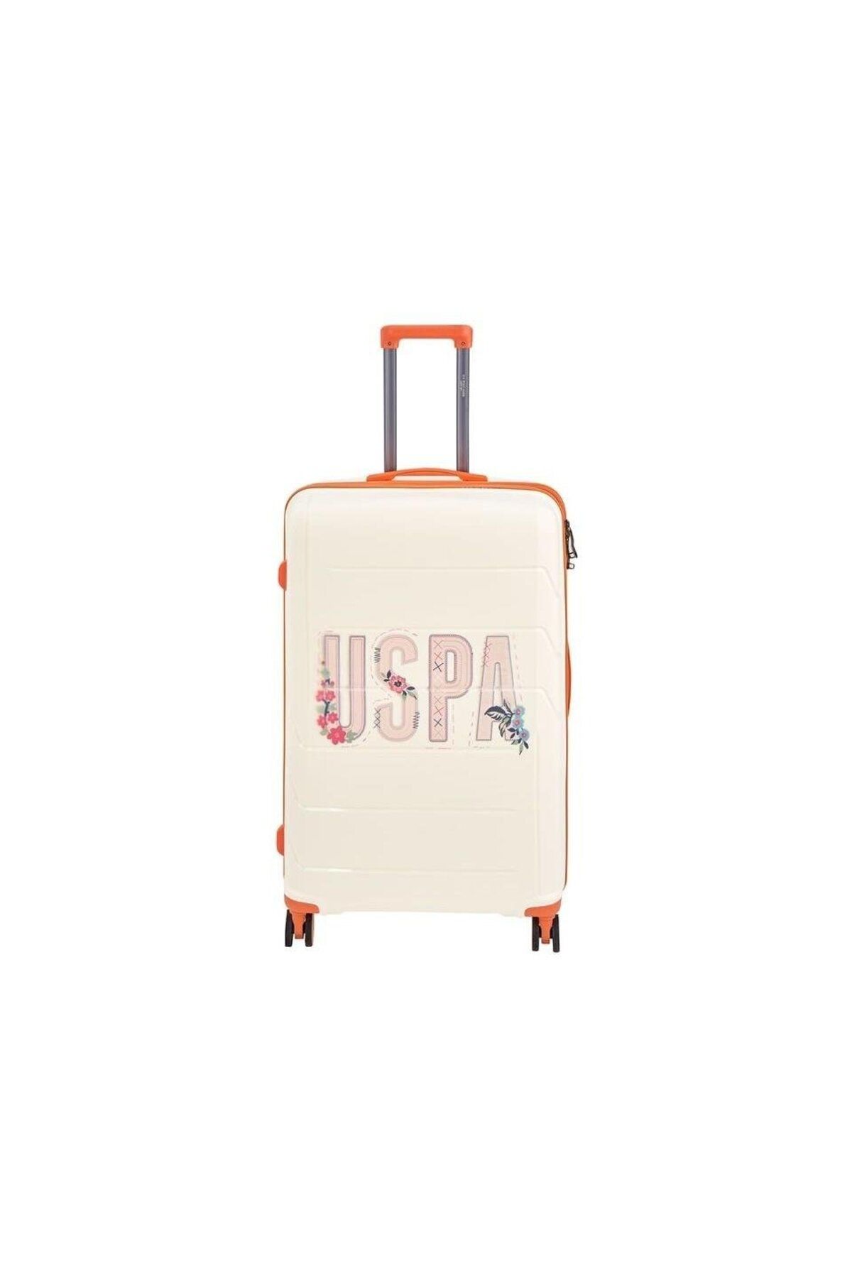 U.S. Polo Assn. U.S. Polo Assn. Since 1890 PLVLZ24060B-02 PP Krem-Desenli Orta Boy Valiz
